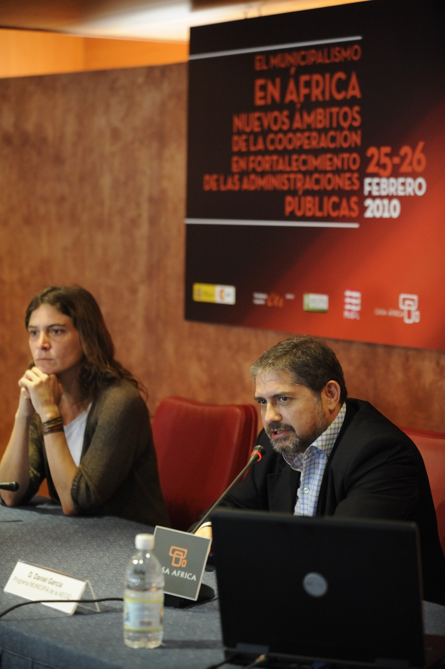 3. Ainhoa Fábrega, Asesora ejecutiva de Casa África y Daniel García, Programa MUNICIPIA de la AECID