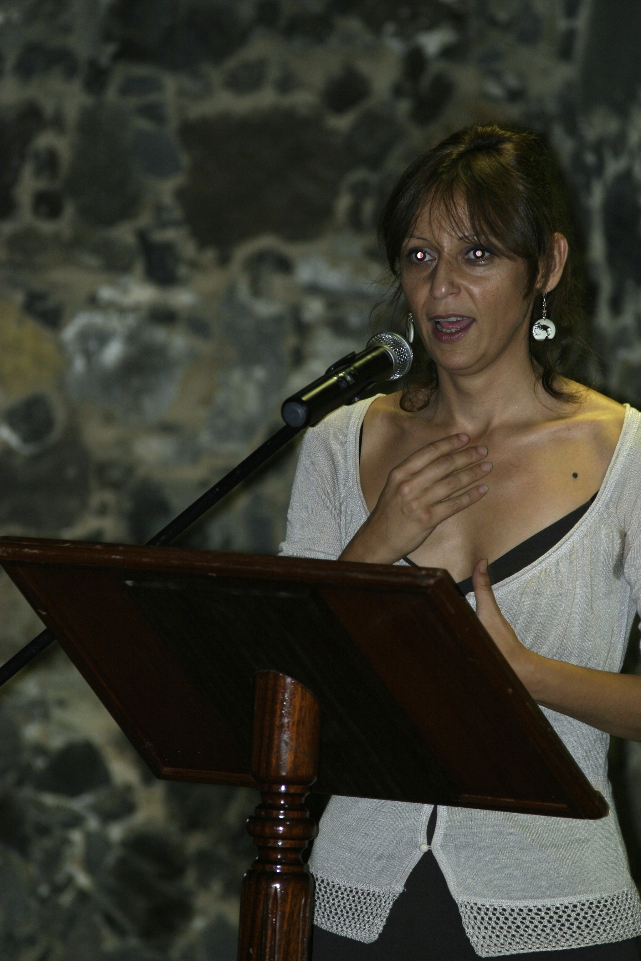 20. Elica Ramos en la Cata de libros en homenaje a Ernesto Delgado Baudet
