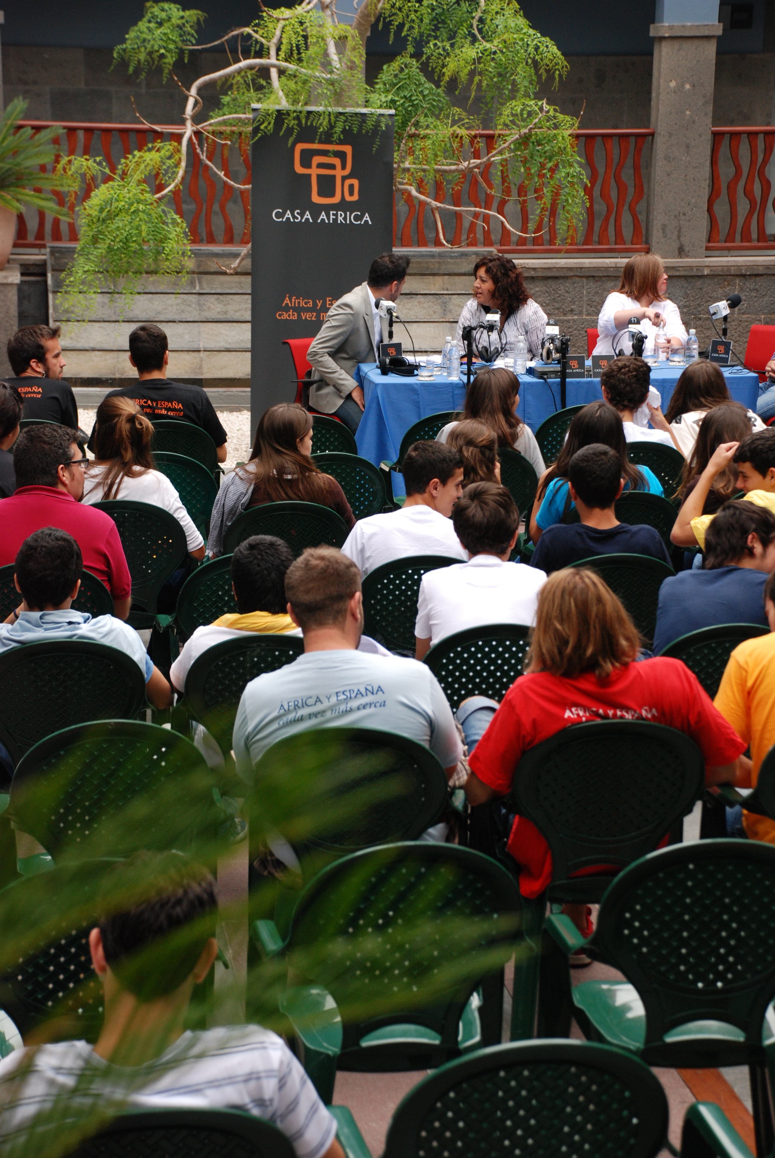 1. Grabación Programa IES Politécnico, Radio Kuwamba de Casa África