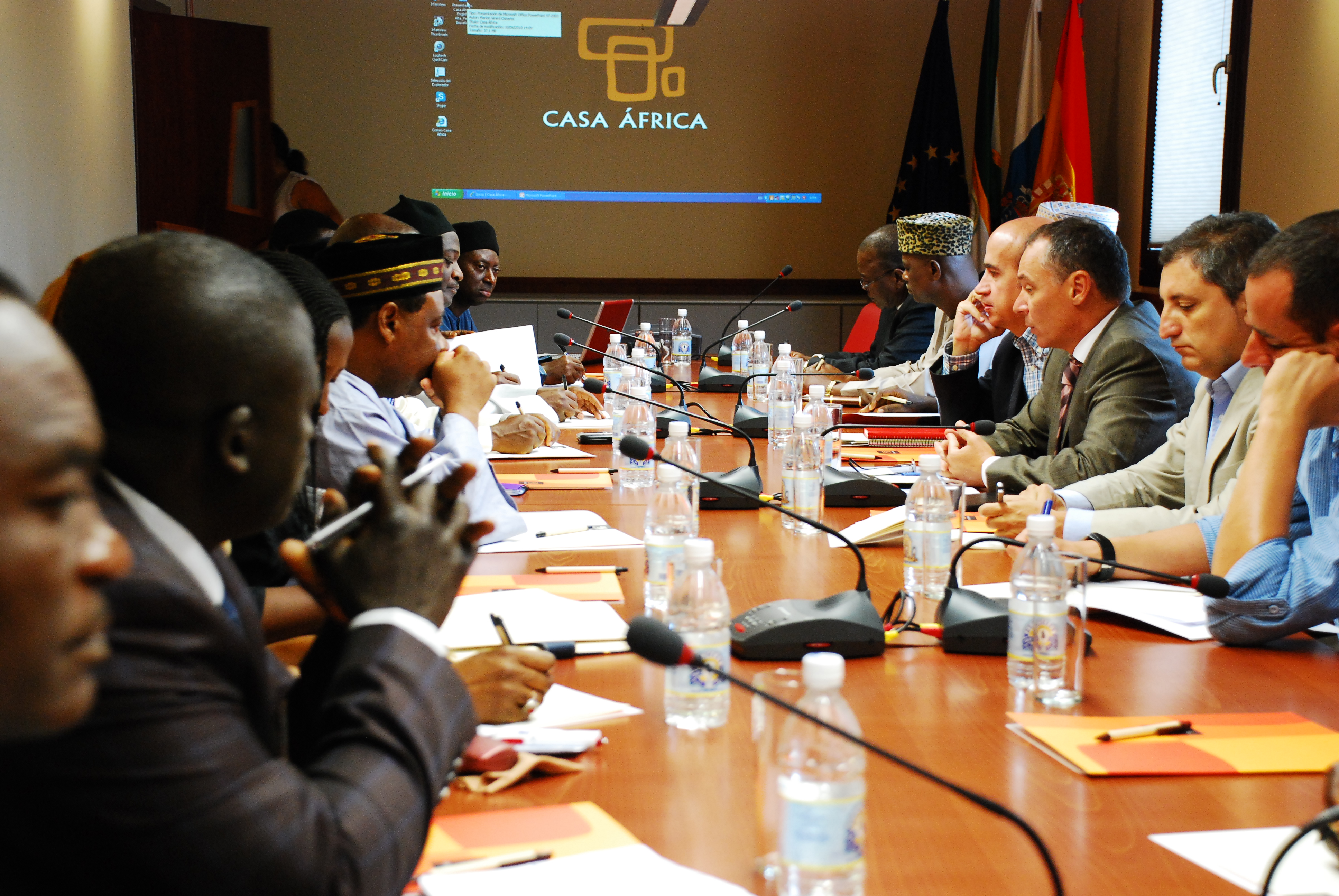 3. Visita de la delegación del Instituto Nacional para Políticas y Estudios Estratégicos de Nigeria a Casa África