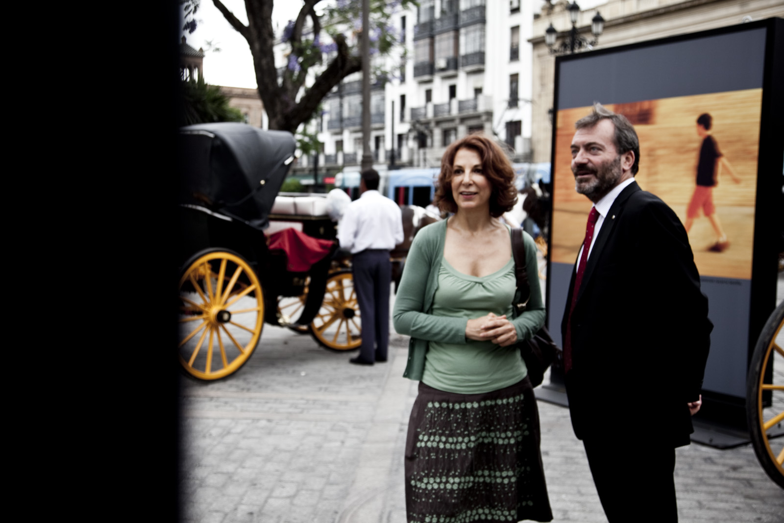 7. Ricardo Martínez Vázquez, Director General de Casa África y Paz Sánchez Zapata, Directora General de Cultura del Ayuntamiento de Sevilla