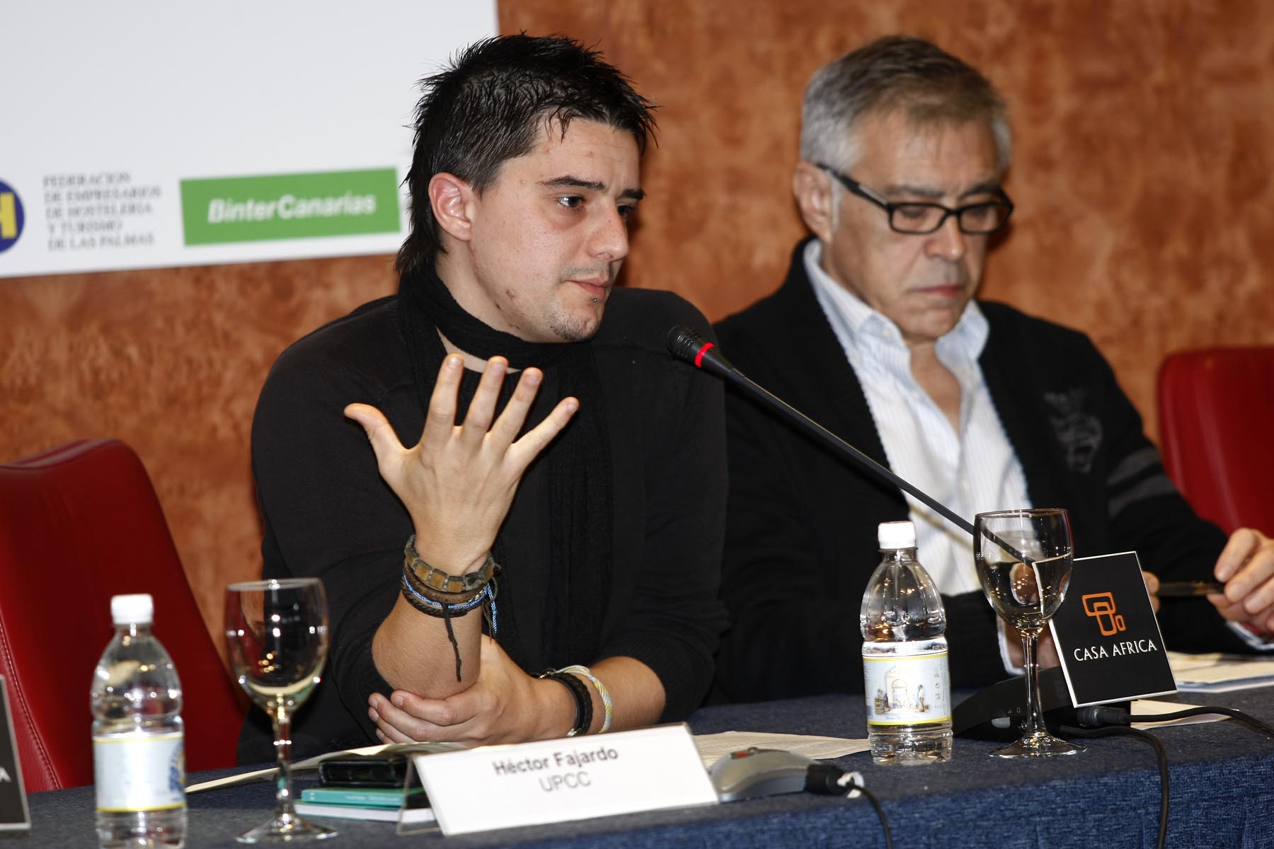 42. Héctor Fajardo, secretario de Acción Sindical de UPCC, situación de precariedad del periodismo en Canarias y Antonio Peiró, secretario de Acción Sindical de la FeSP
