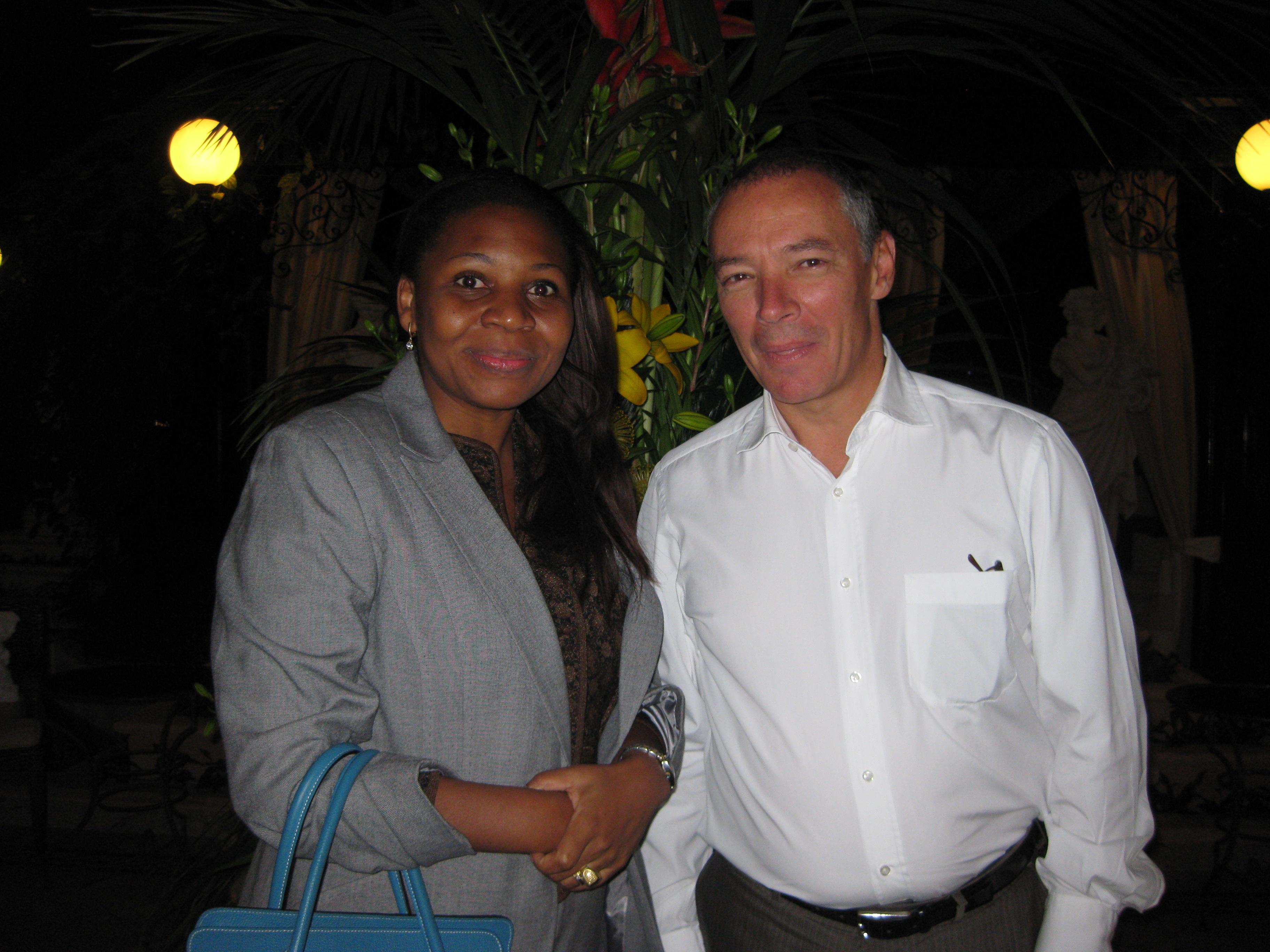 3. Francisca Tatchouop,  Ministra de Economía, Comercio y Promoción Empresarial de Guinea Ecuatorial y Luis Padilla, Secretario General de Casa África