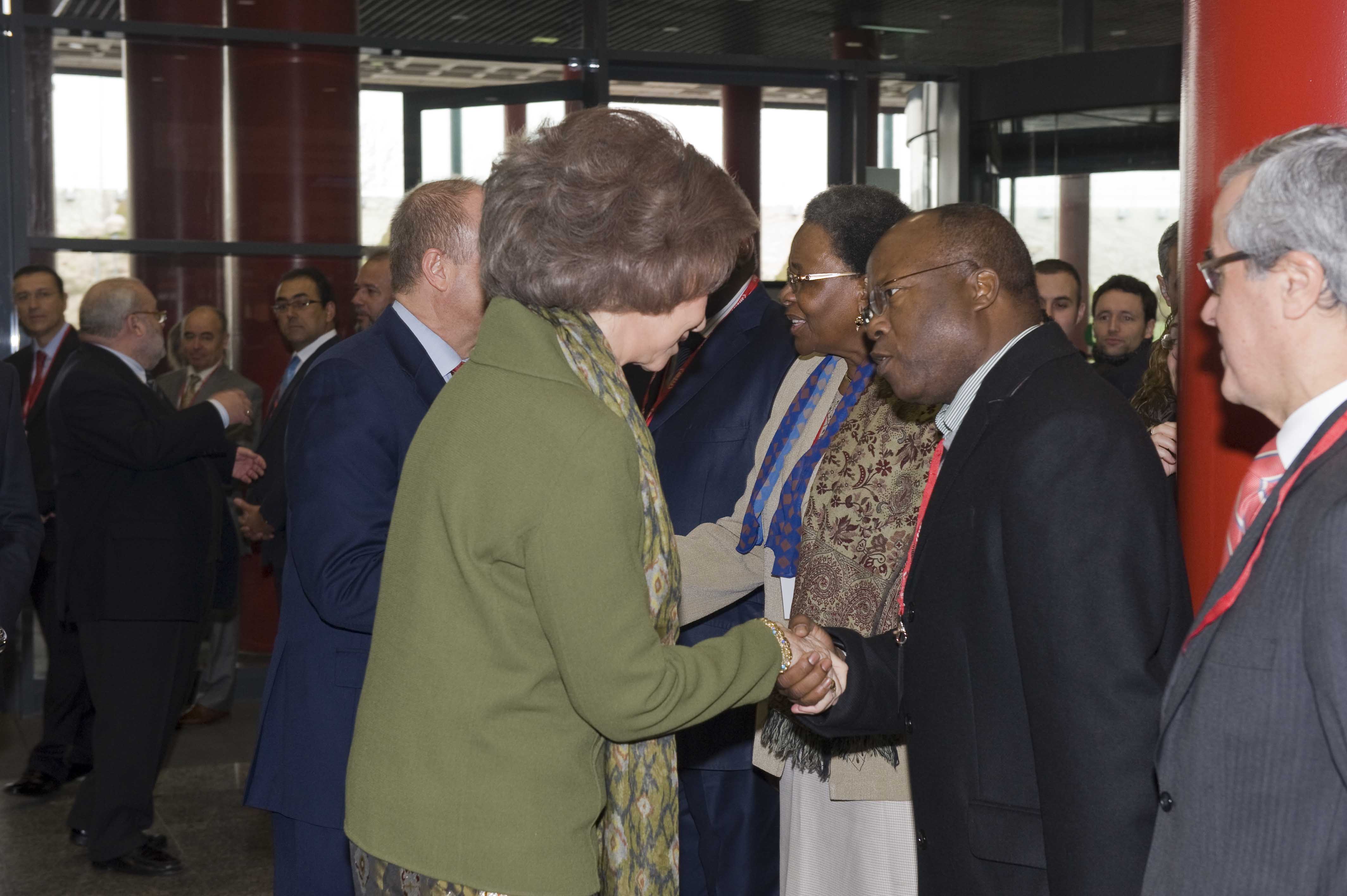 3. Recepción de S.M. la Reina Doña Sofía en la inauguración de Investour 2011