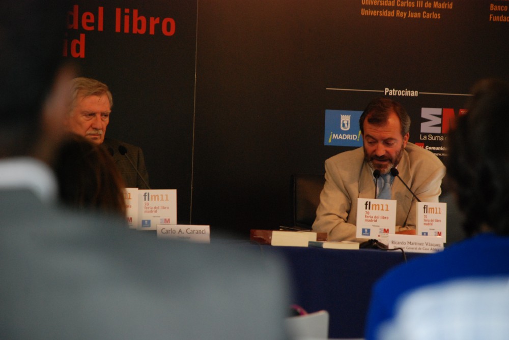 17. Carlo A. Caranci, traductor de Historia del África Negra, del profesor Ki-Zerbo y Ricardo Martínez Vázquez, Director General de Casa África