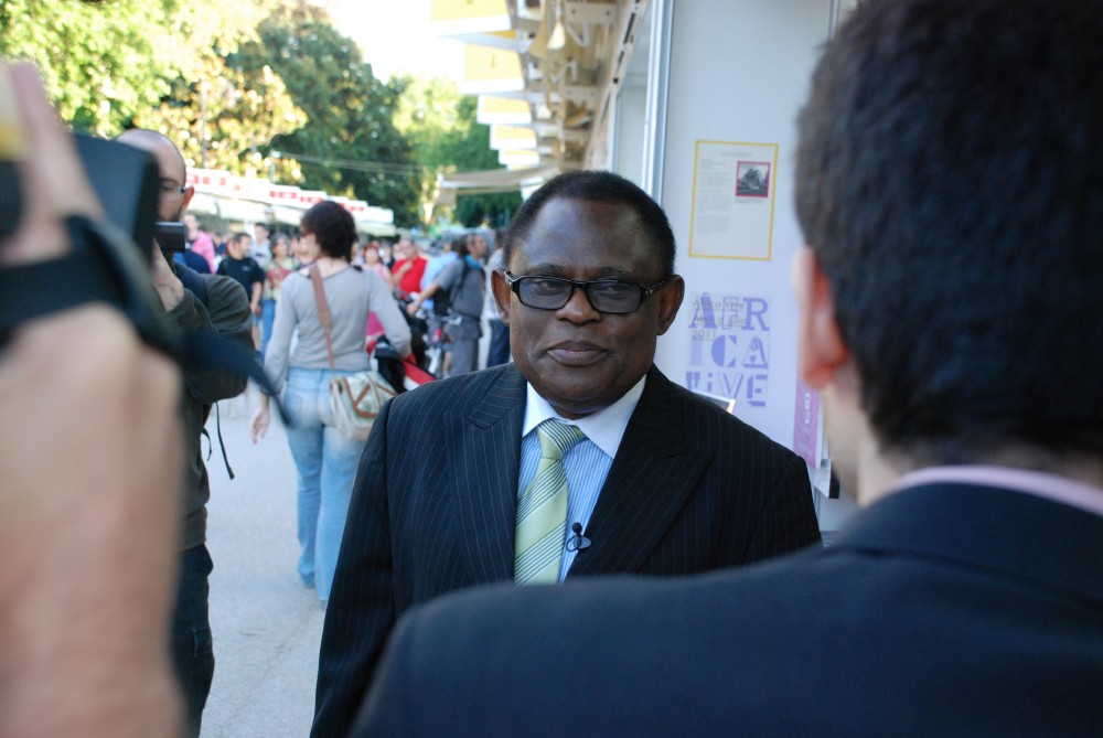30. Isidore Ndaywel, autor del libro Historia del Congo en la Feria del libro de Madrid