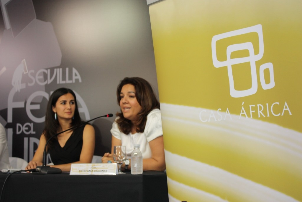 17. Eva Cuadrado y Estefanía Calcines, Jefa del Área Web y Mediateca on-line de Casa África