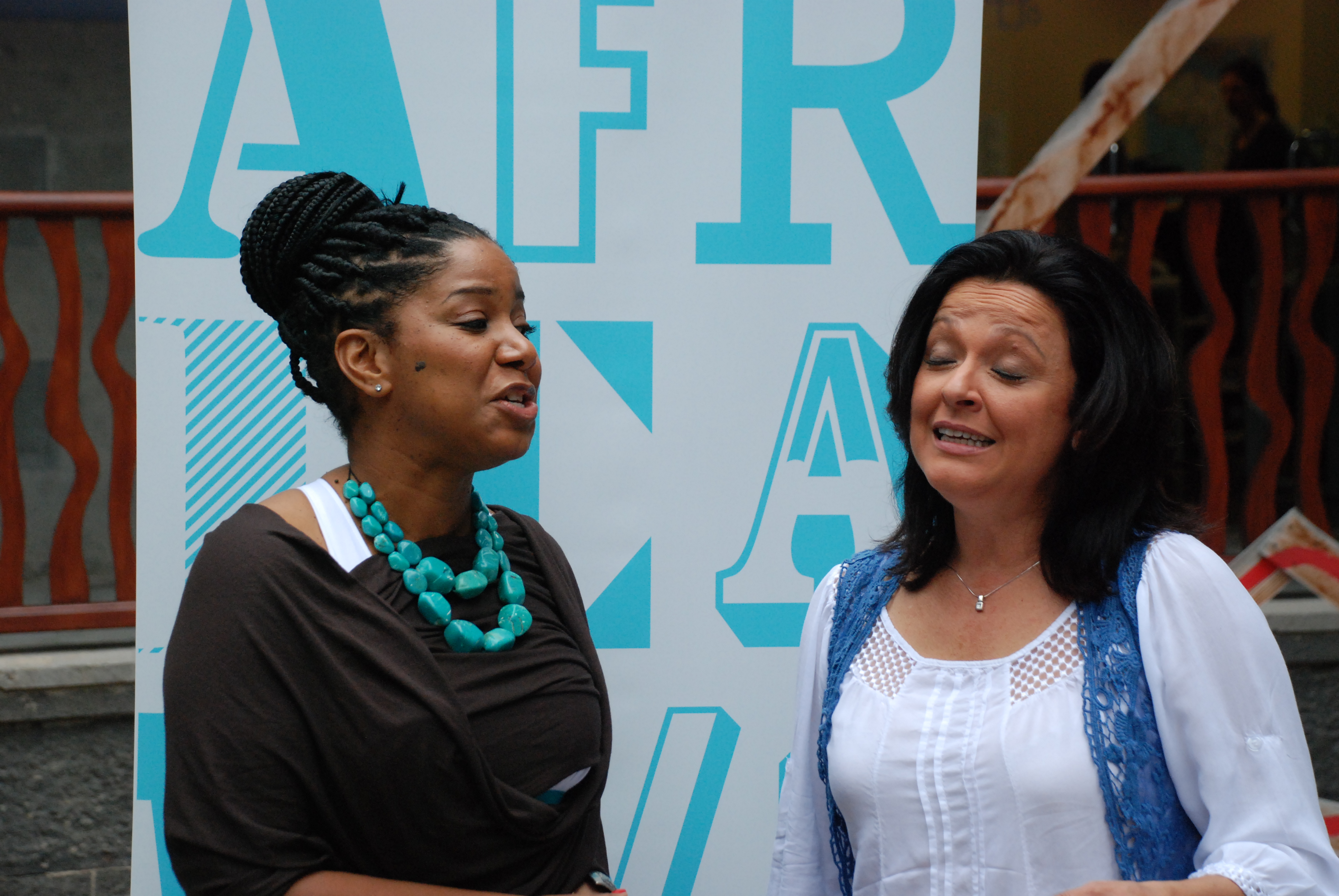 11. Rueda de prensa de Olga Cerpa y Nancy Vieira