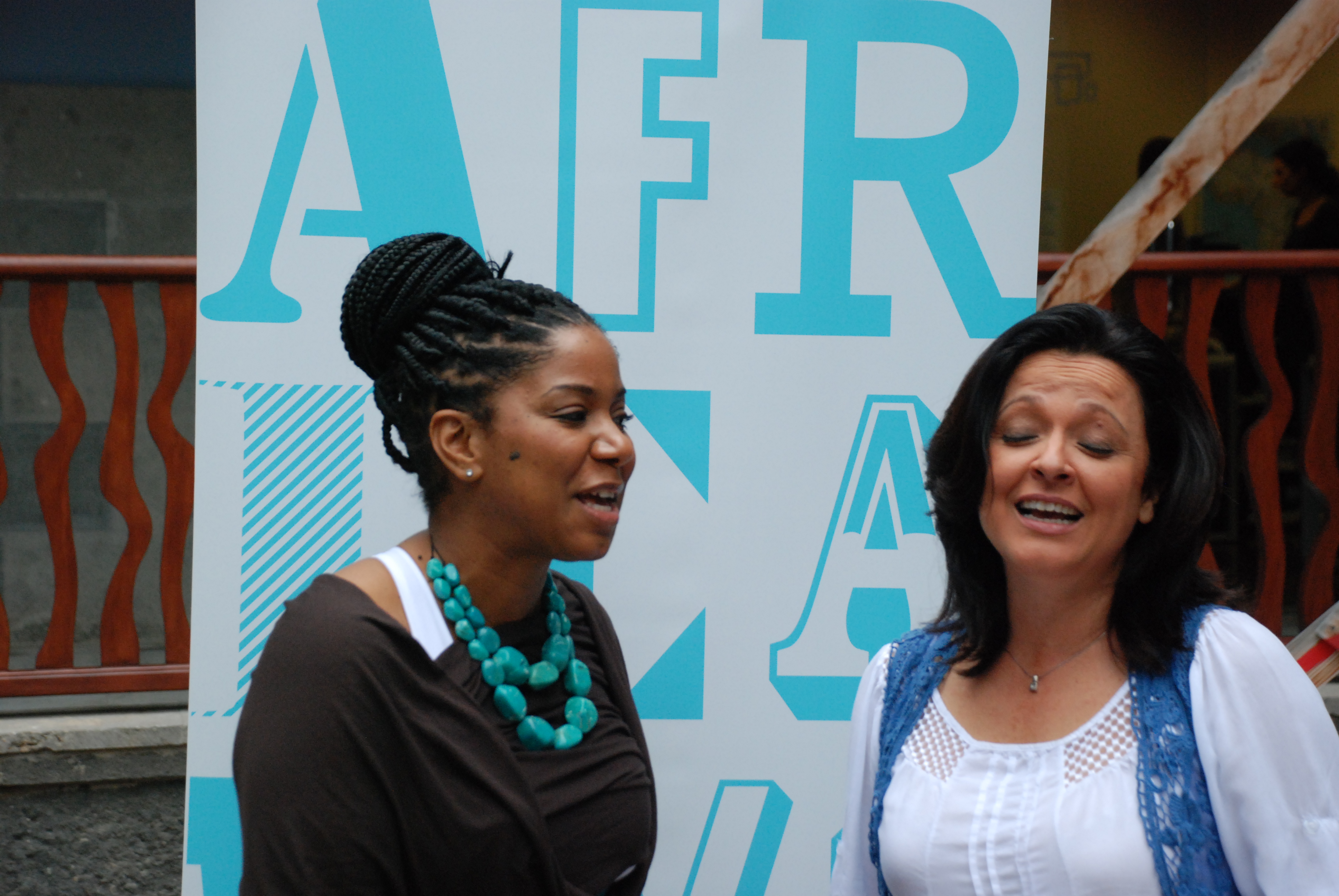 12. Rueda de prensa de Olga Cerpa y Nancy Vieira