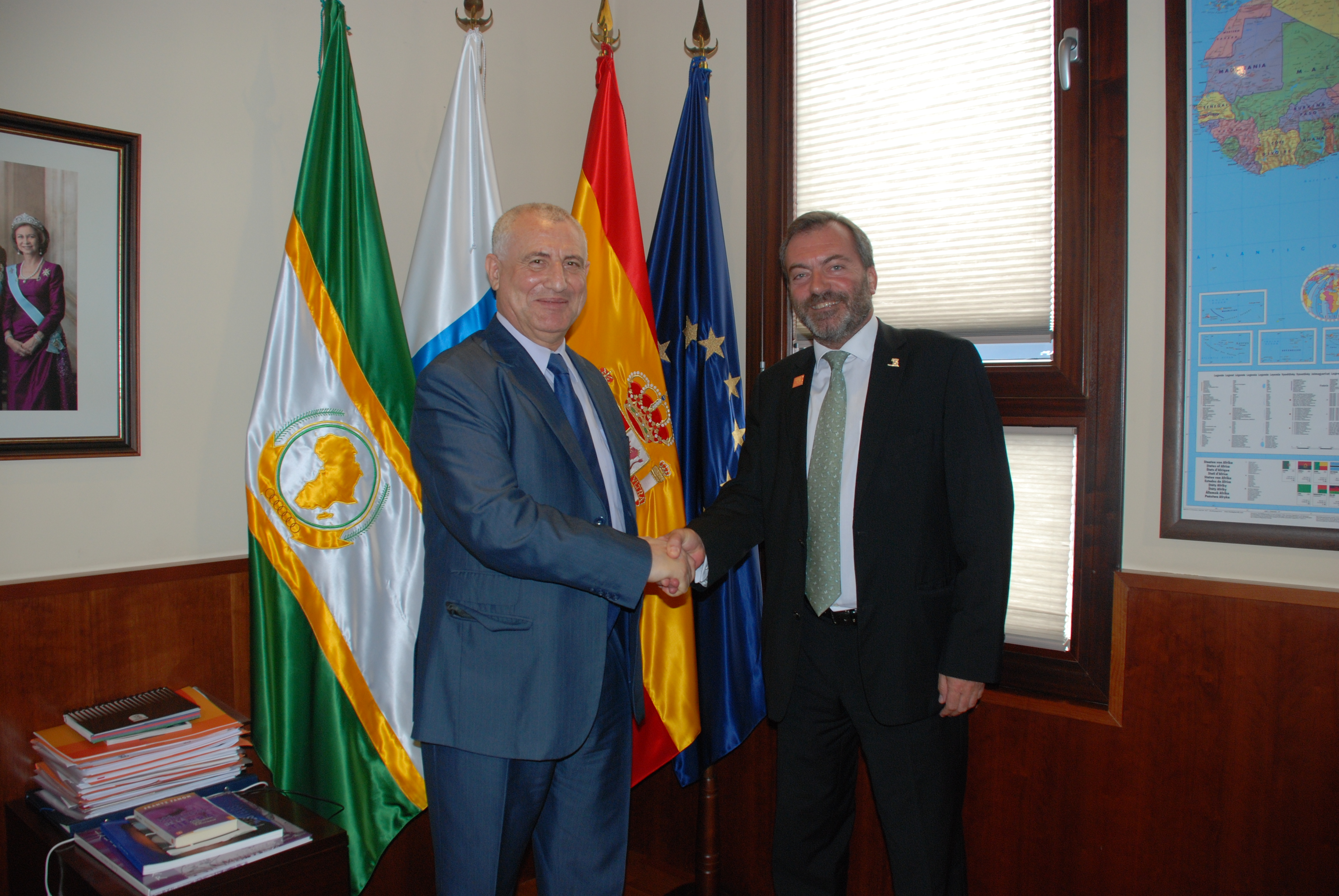 4. Said Djinnit, Representante Especial del Secretario General de NNUU y Jefe de la Oficina para África Occidental y Ricardo Martínez Vázquez, Director General de Casa África