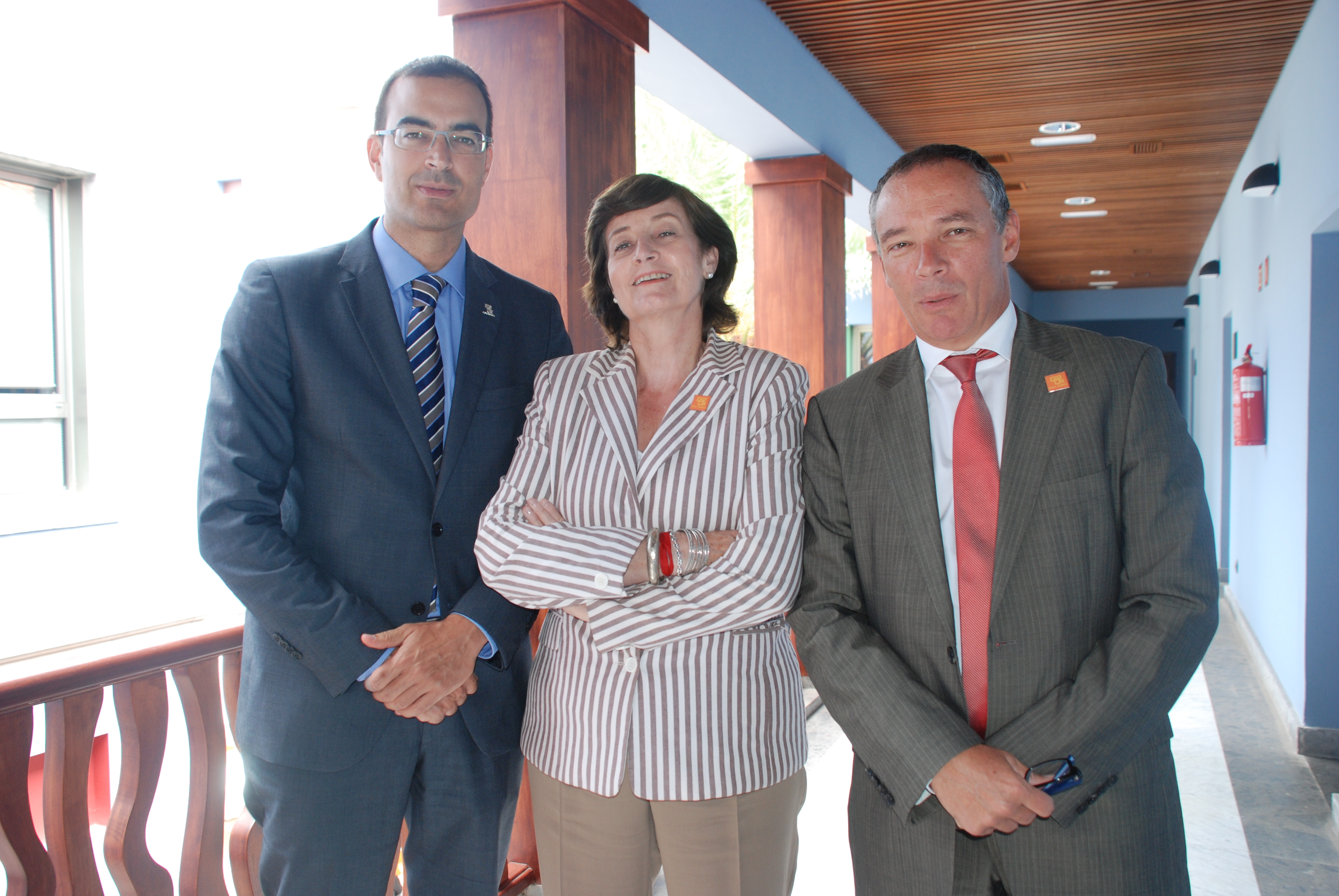 6. Pablo Martín Carvajal, Director General de Relaciones de África del Gobierno de Canarias, Carmen de la Peña Directora General para África del MAEC y Luis Padilla, Secretario General de Casa África