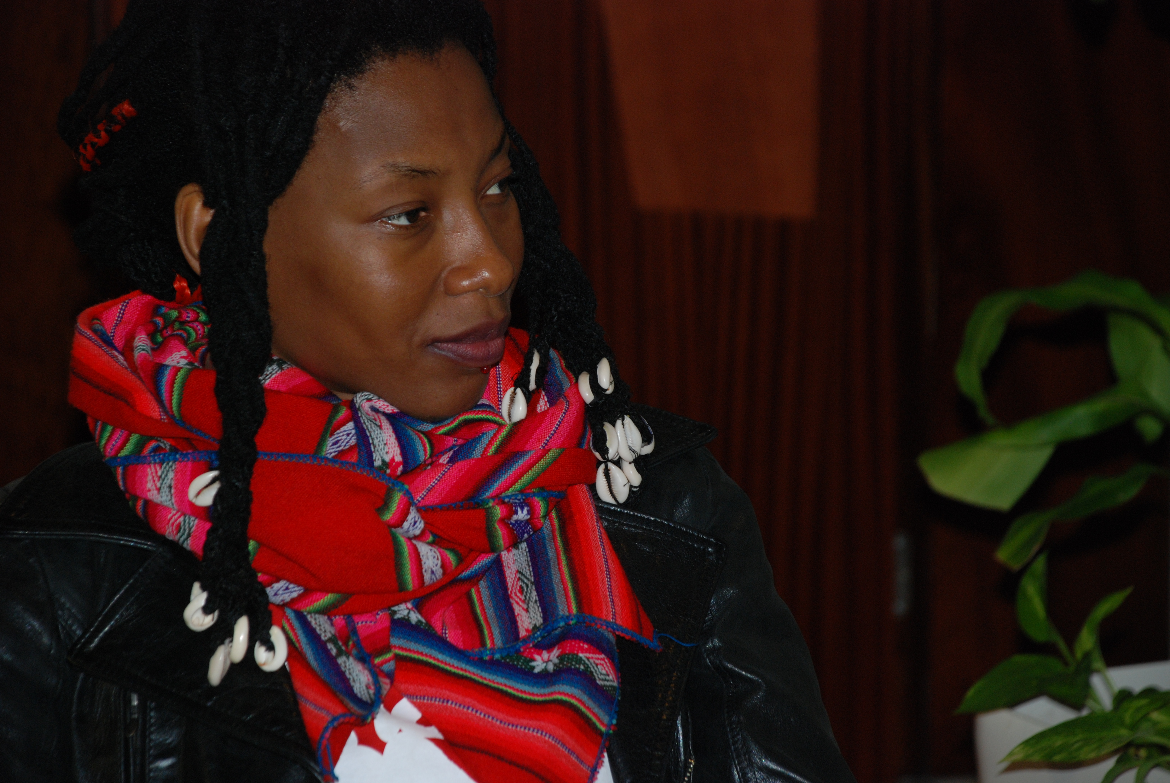 2. Fatoumata Diawará durante su visita a Casa África