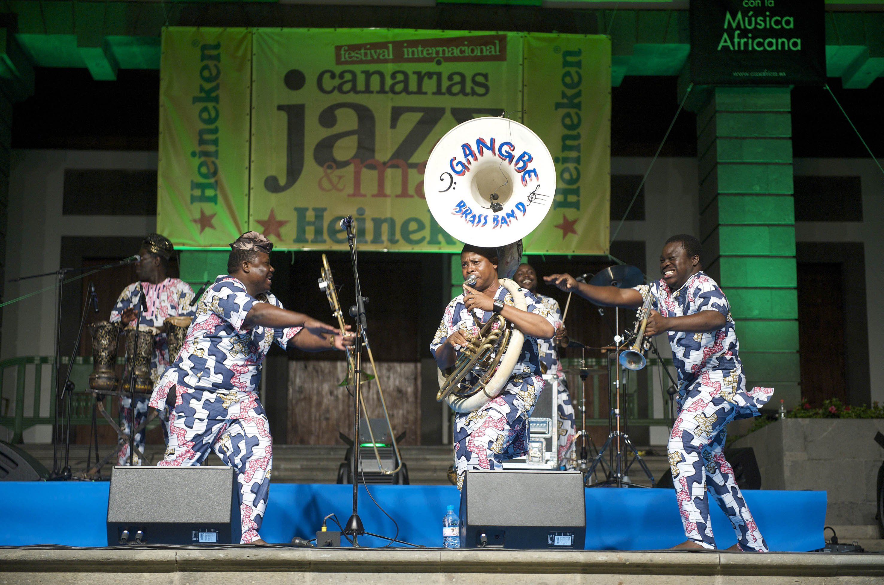31. Actuación de la Gangbé Brass Band