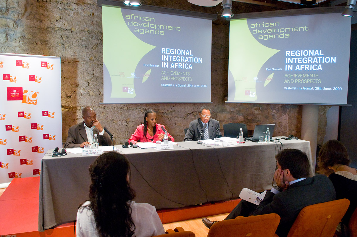 11. Mawasa James Musonda, Tandeka Nkiwane (Universidad de Sudáfrica) y Yousif Suliman, ex director de Cooperación Regional y de la División de Integración y asistente especial del Secretario Ejecutivo de la UNECA