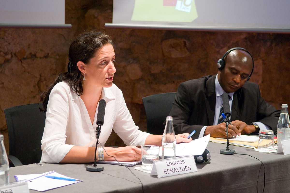 34. Lourdes Benavides y Daniel Tanoe, economista y miembro de UNECA