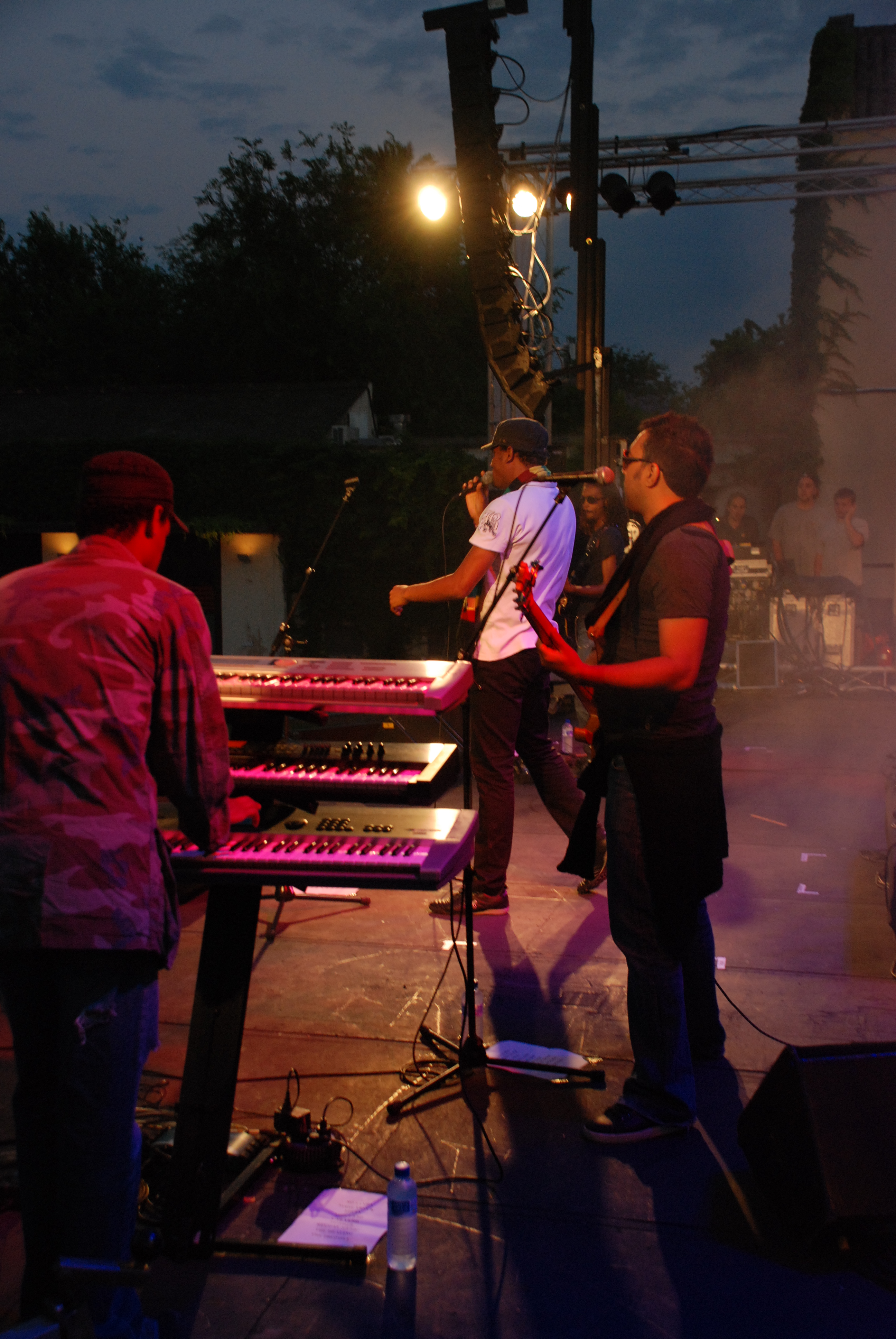 4. Imágenes de la actuación de Domu Afrika Dub Squad