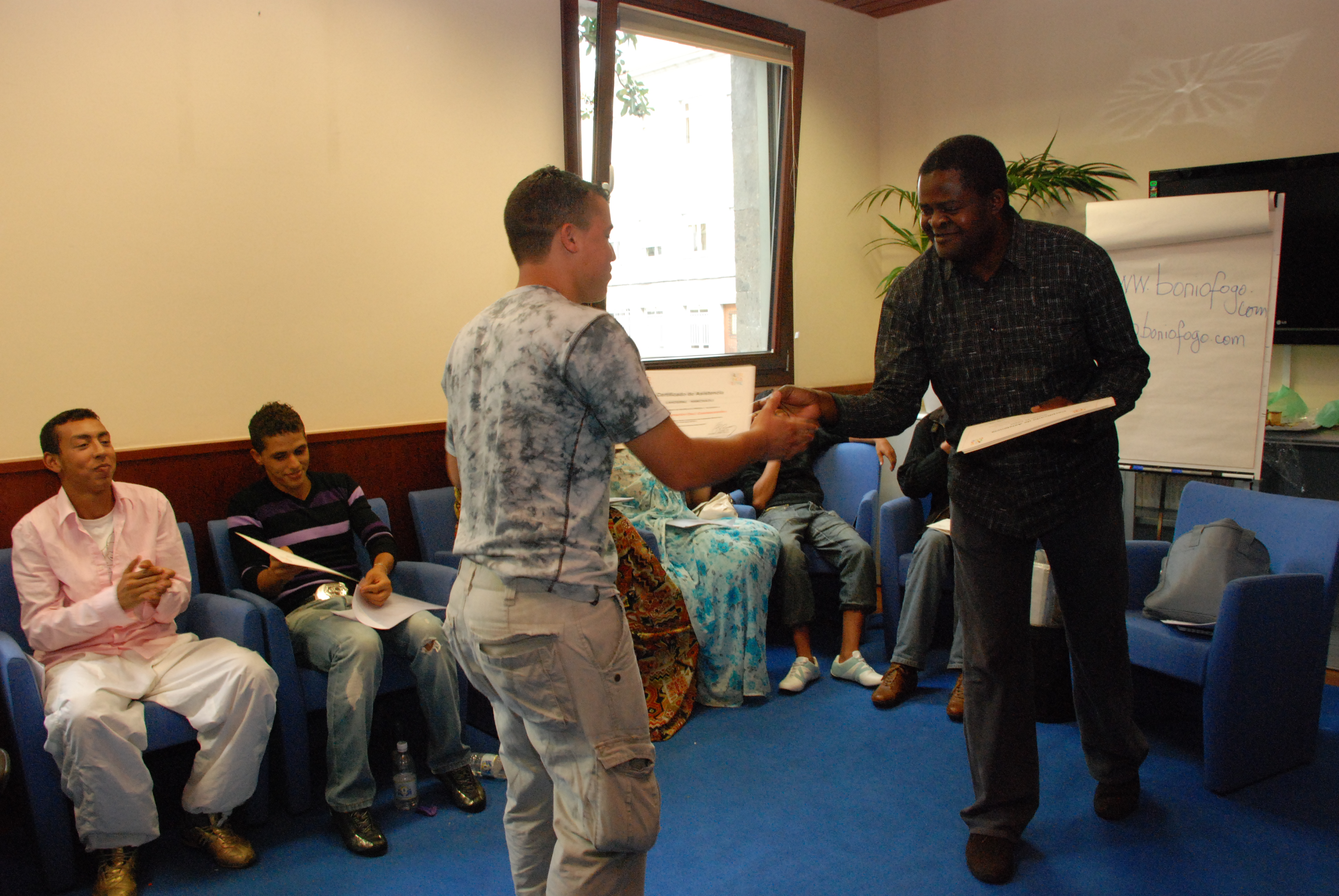 2. Taller de narración con Boniface Ofogo