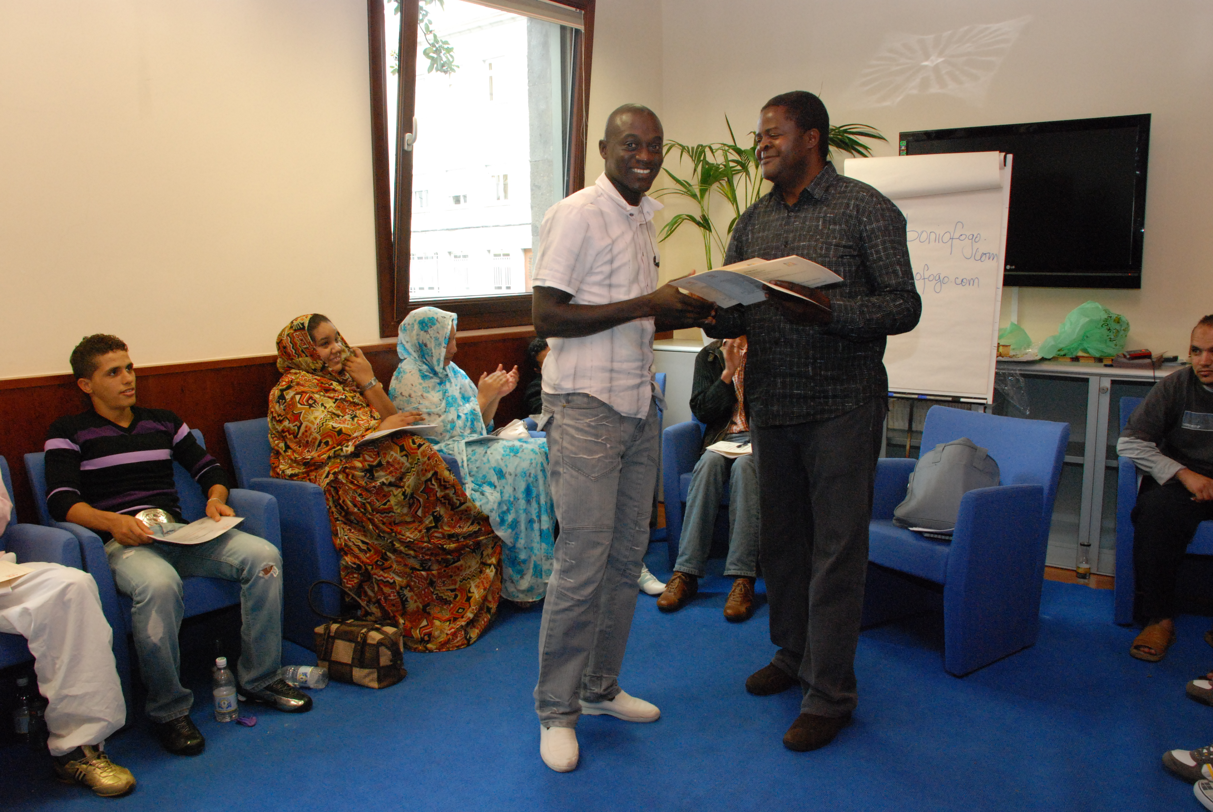 3. Taller de narración con Boniface Ofogo