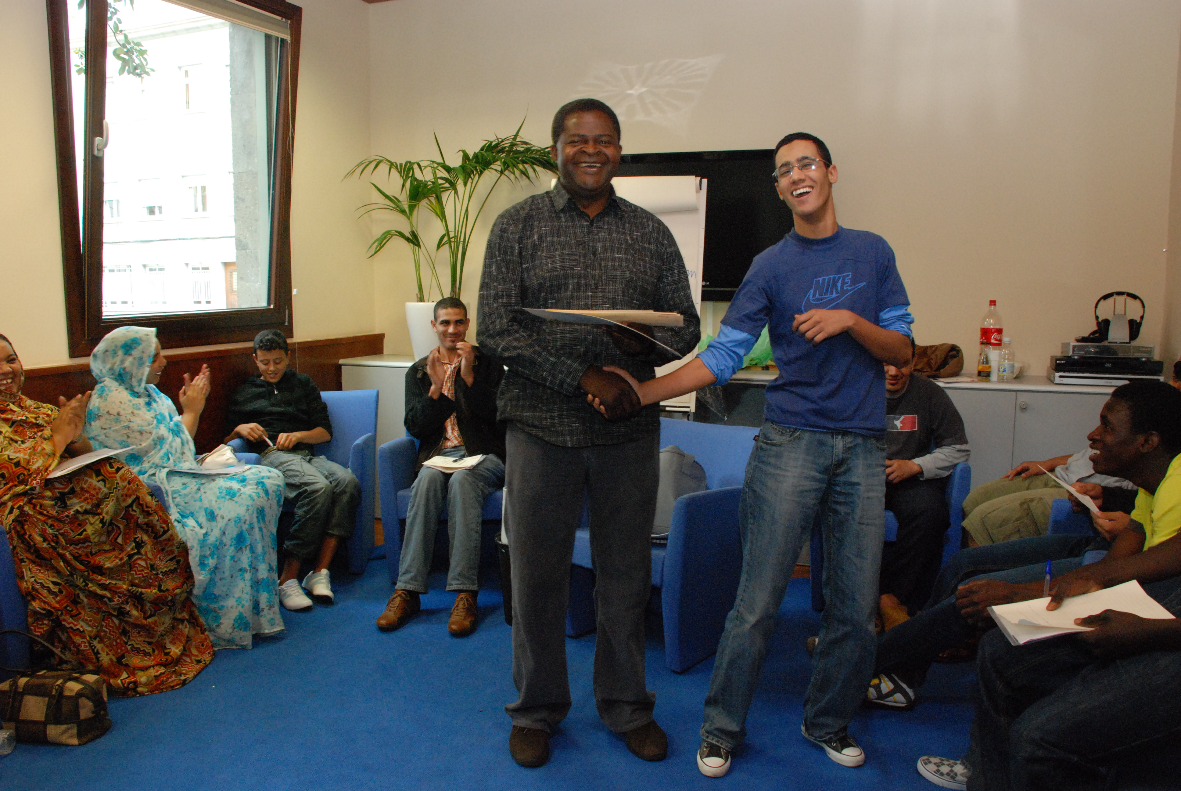 4. Taller de narración con Boniface Ofogo