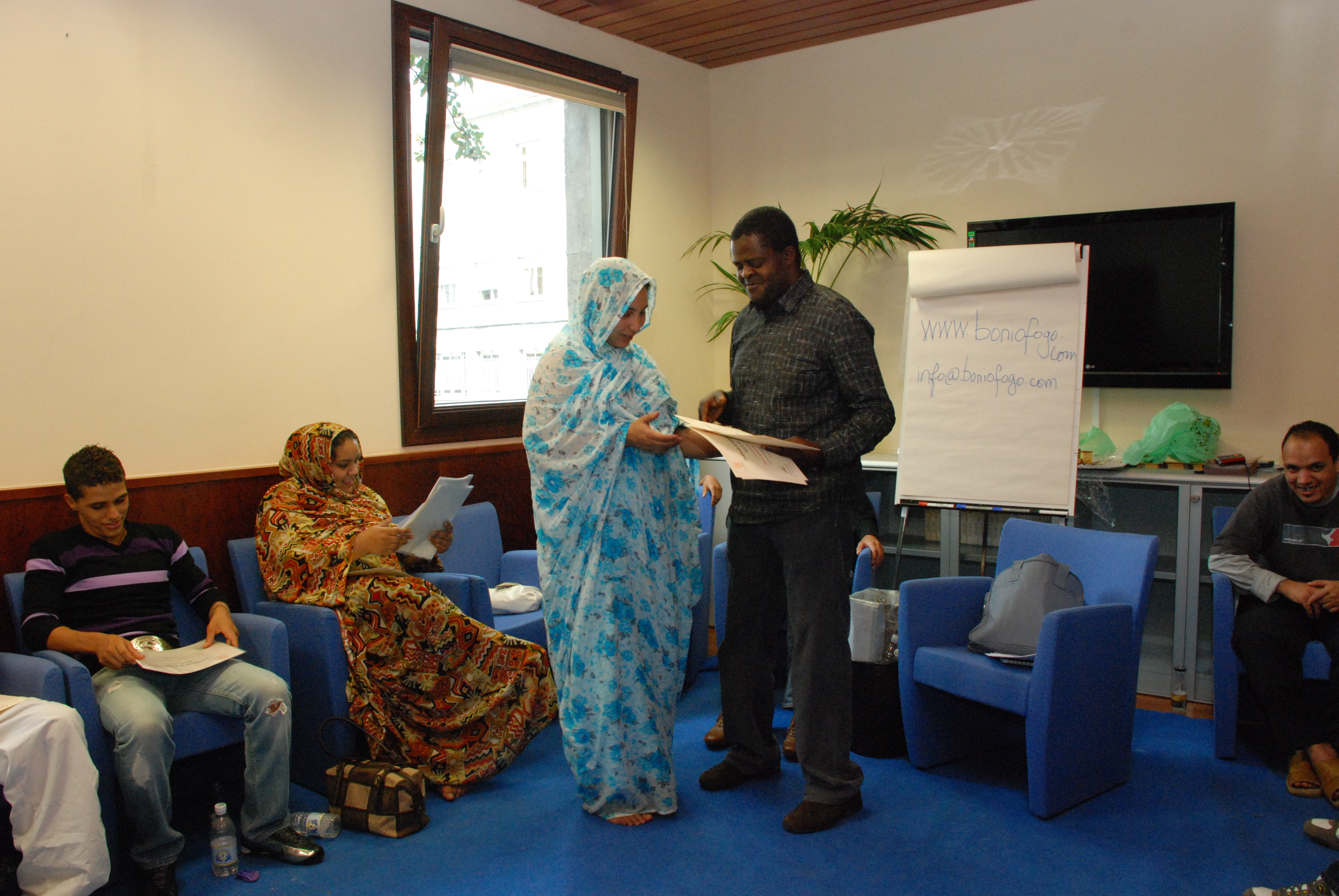 6. Taller de narración con Boniface Ofogo