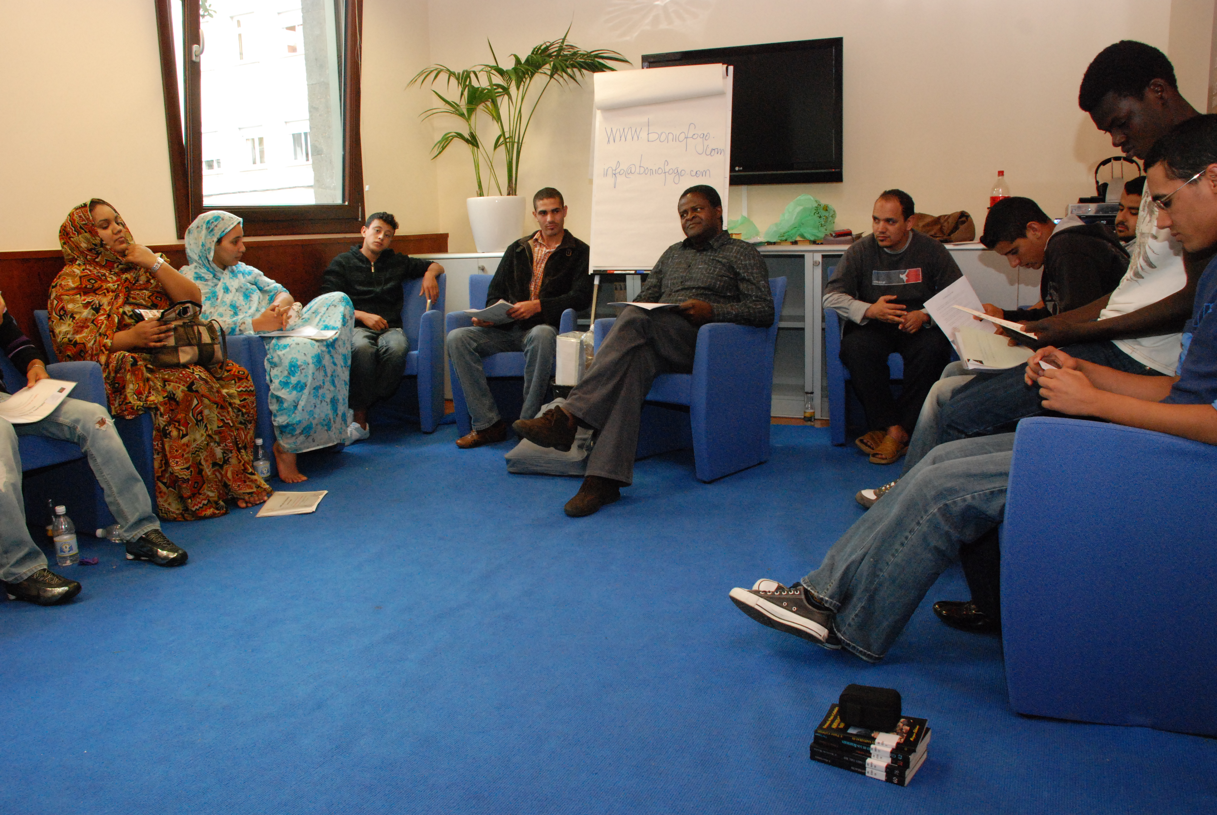 7. Taller de narración con Boniface Ofogo