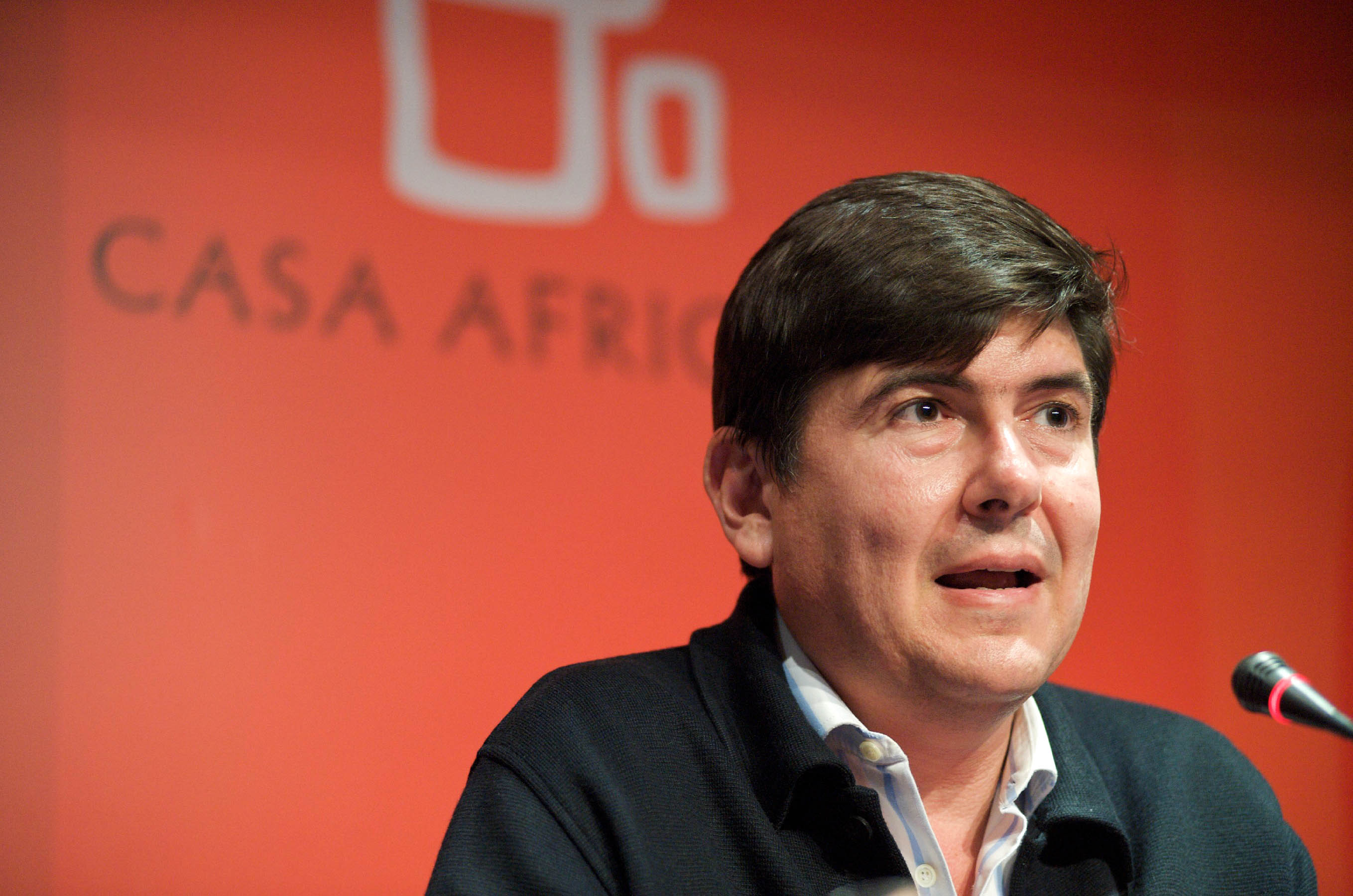 7. Juan Jaime Martínez, Jefe el Área de Cultura y Educación de Casa África, Manuel Pimentel, escritor y editor y Antonio Lozano, escritor y coordinador del programa Letras africanas de Casa África