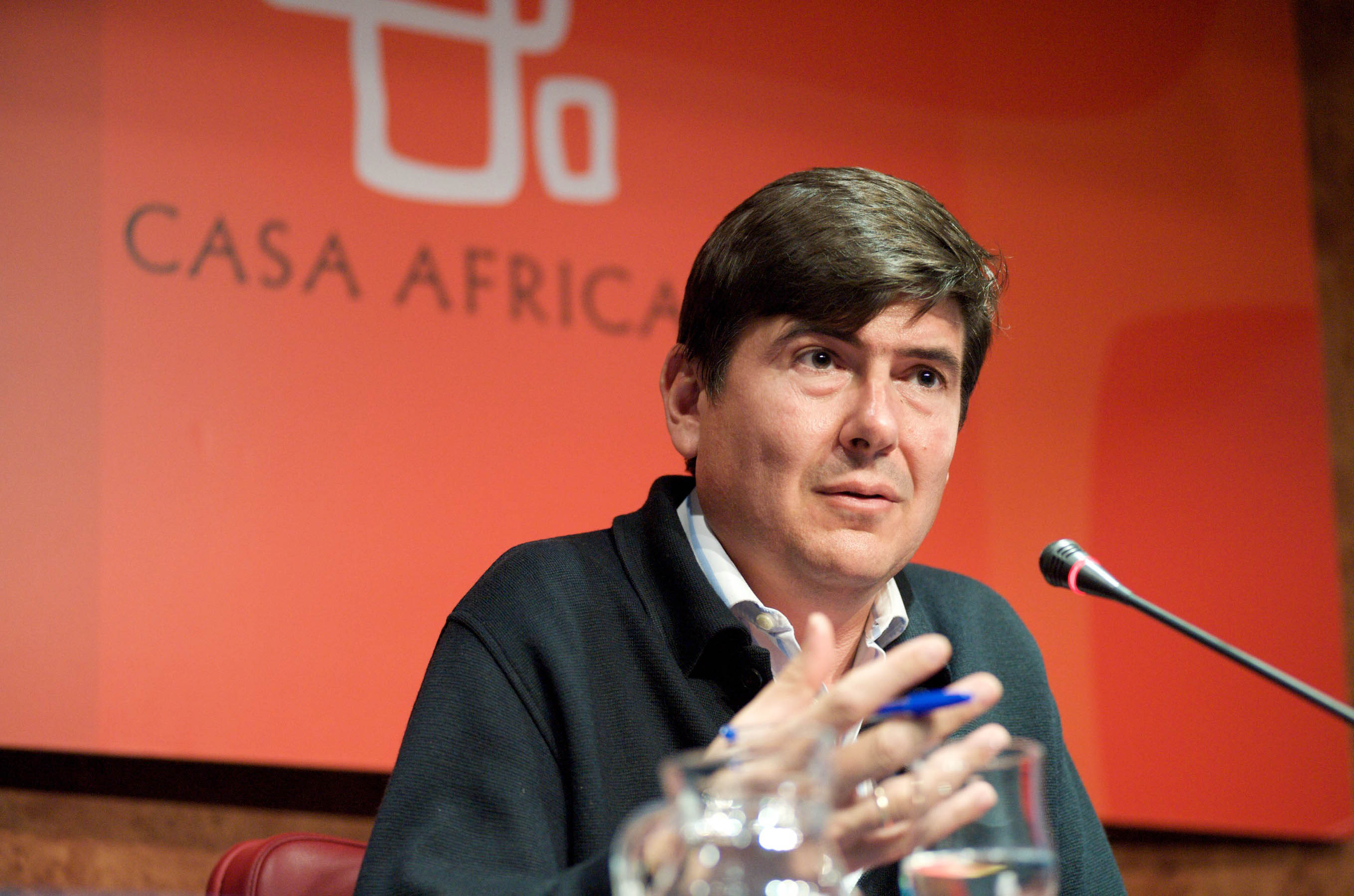 8. Juan Jaime Martínez, Jefe el Área de Cultura y Educación de Casa África, Manuel Pimentel, escritor y editor y Antonio Lozano, escritor y coordinador del programa Letras africanas de Casa África