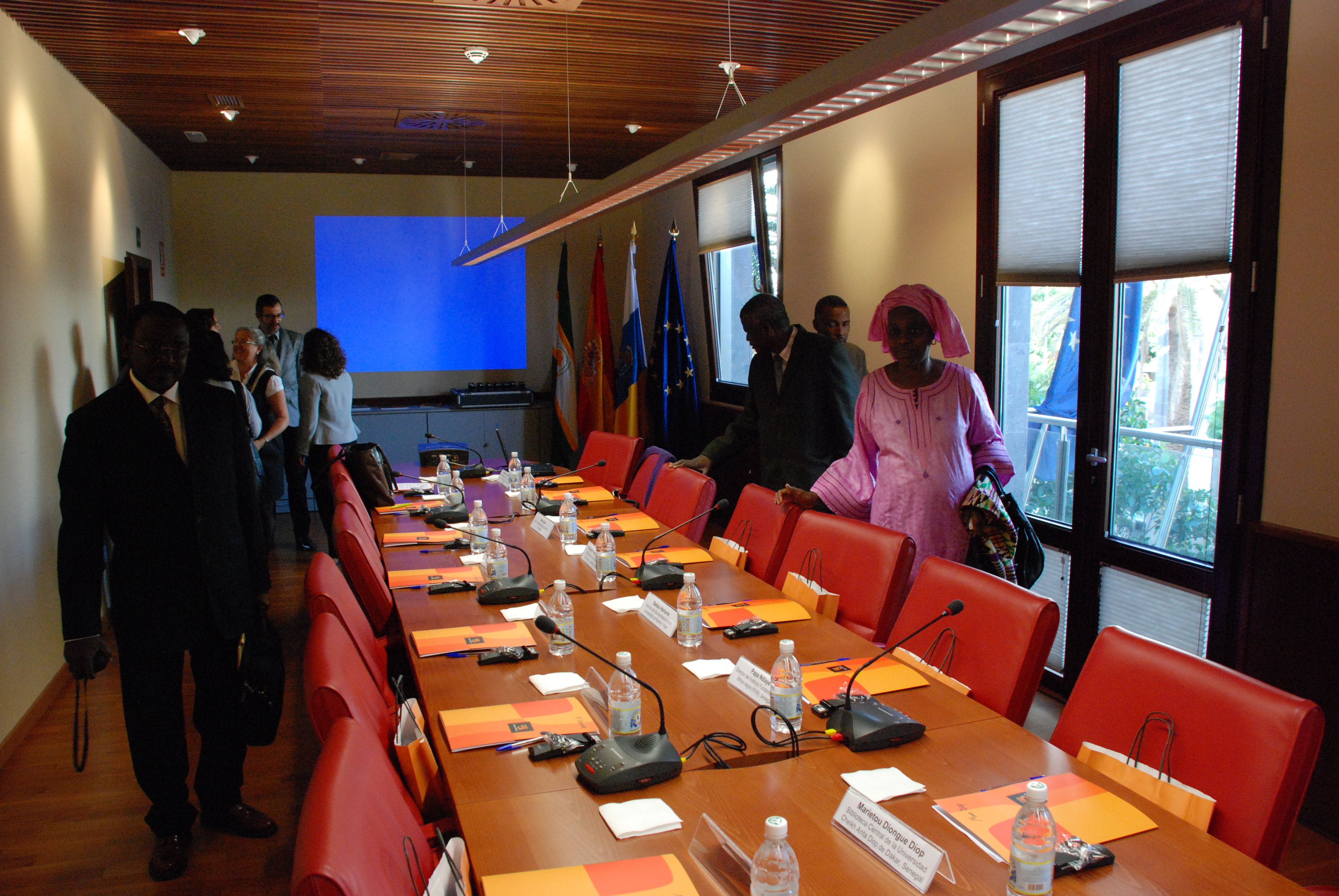5. Mesa de trabajo. Red de Bibliotecas Virtuales Africanas