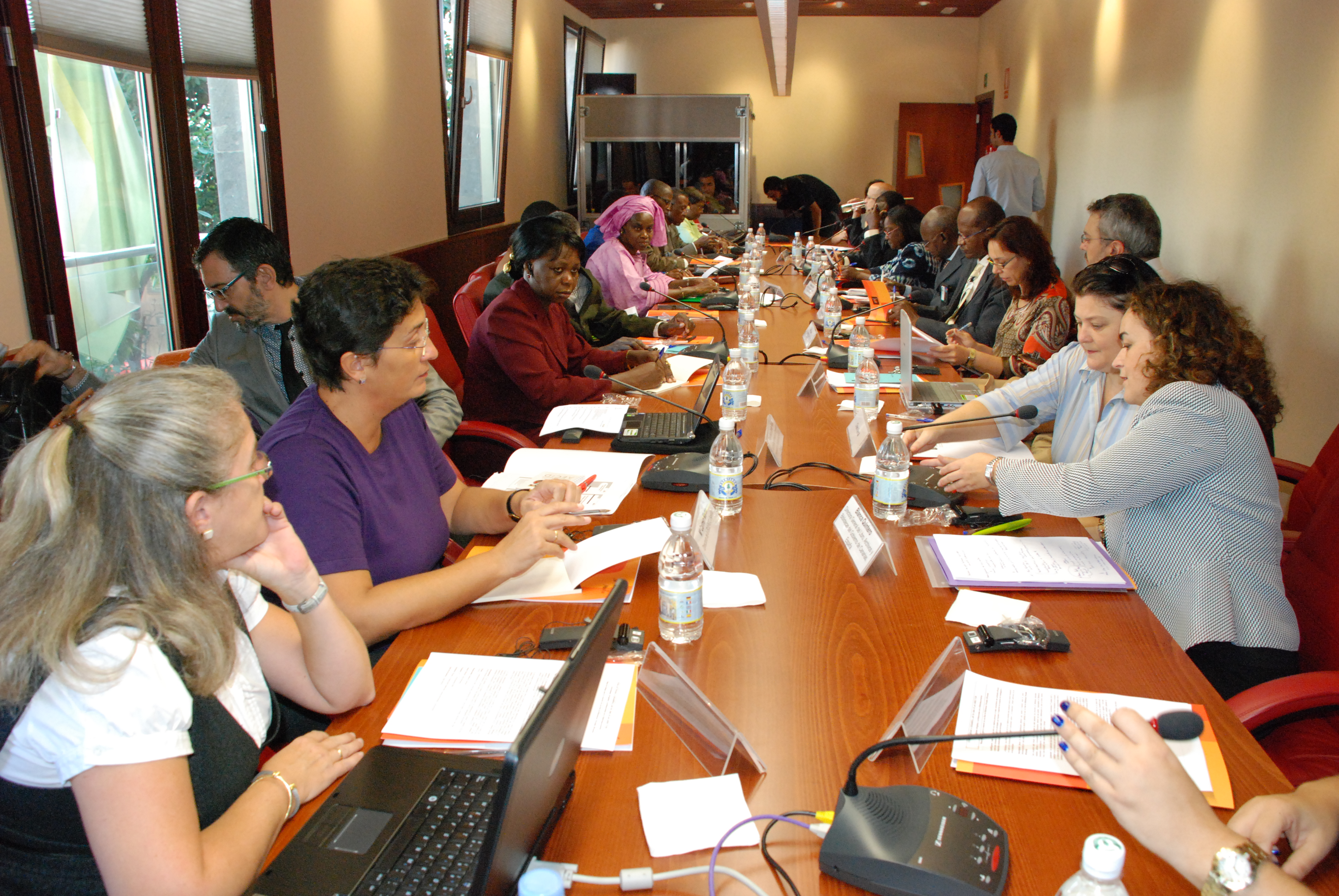 8. Mesa de trabajo. Red de Bibliotecas Virtuales Africanas