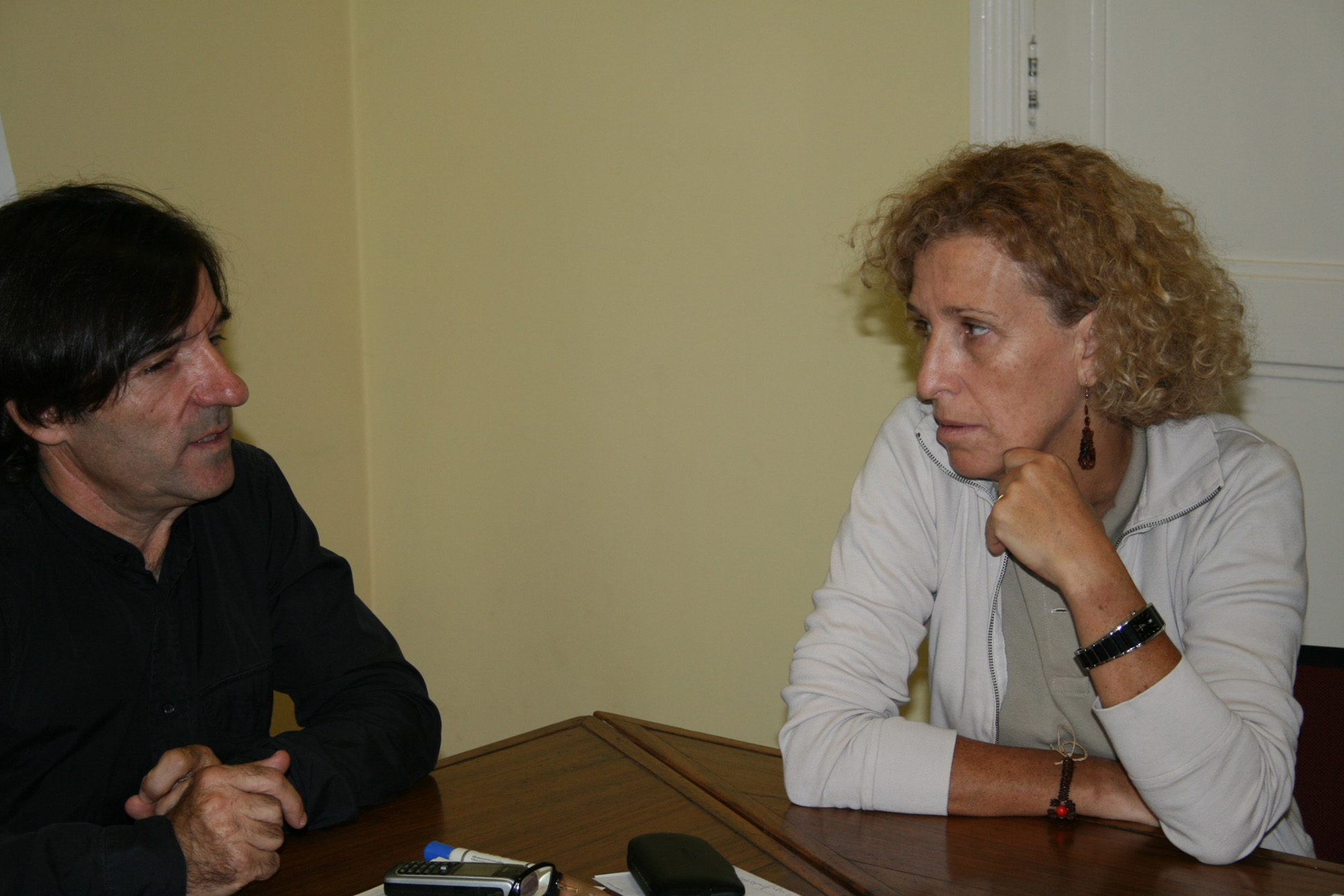 3. Javier Tolentino, presentador y director de radio y Mane Cisneros, Directora del Festival de Cine de Tarifa