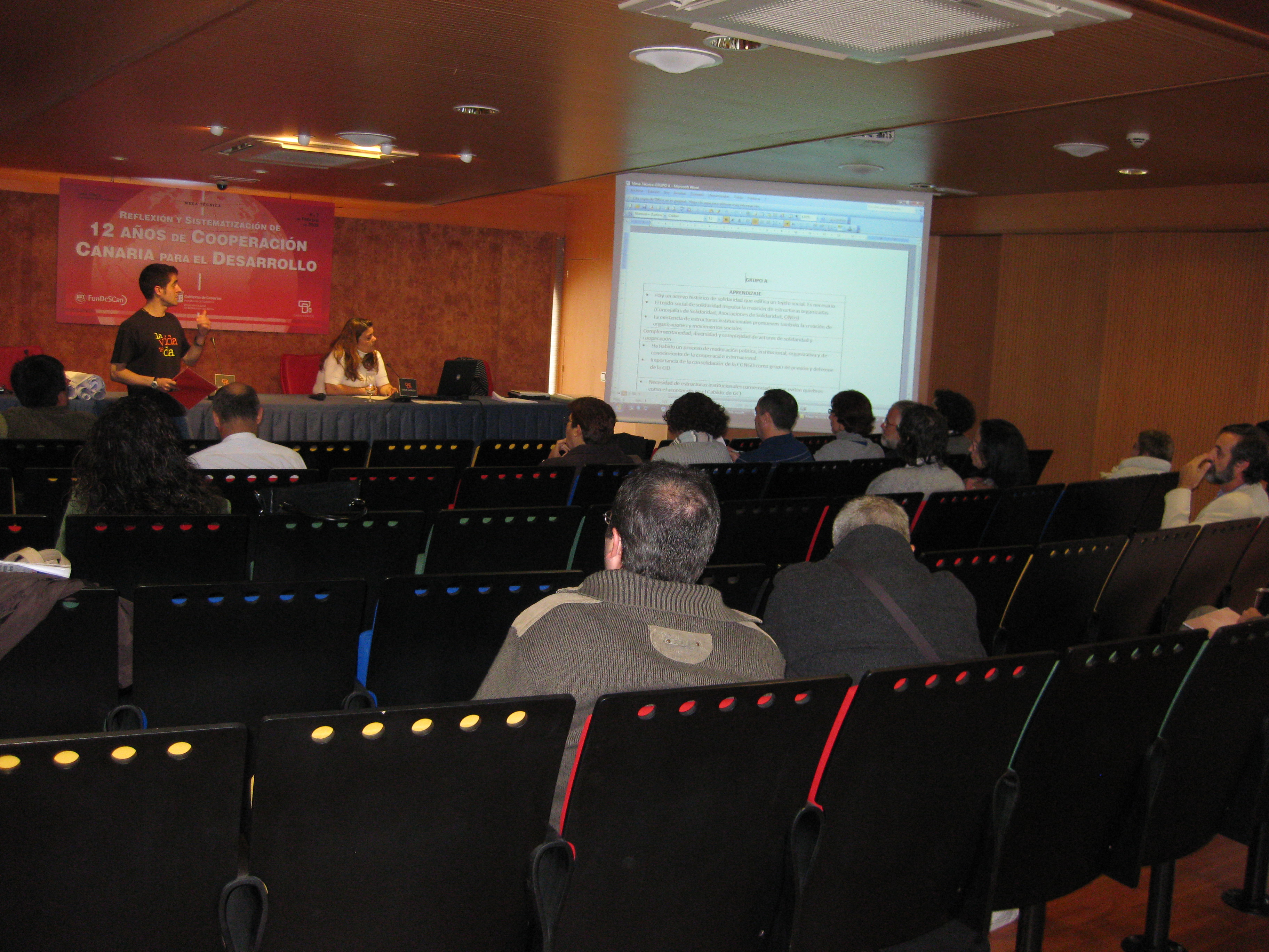 16. Presentación de las conclusiones de las mesas técnicas