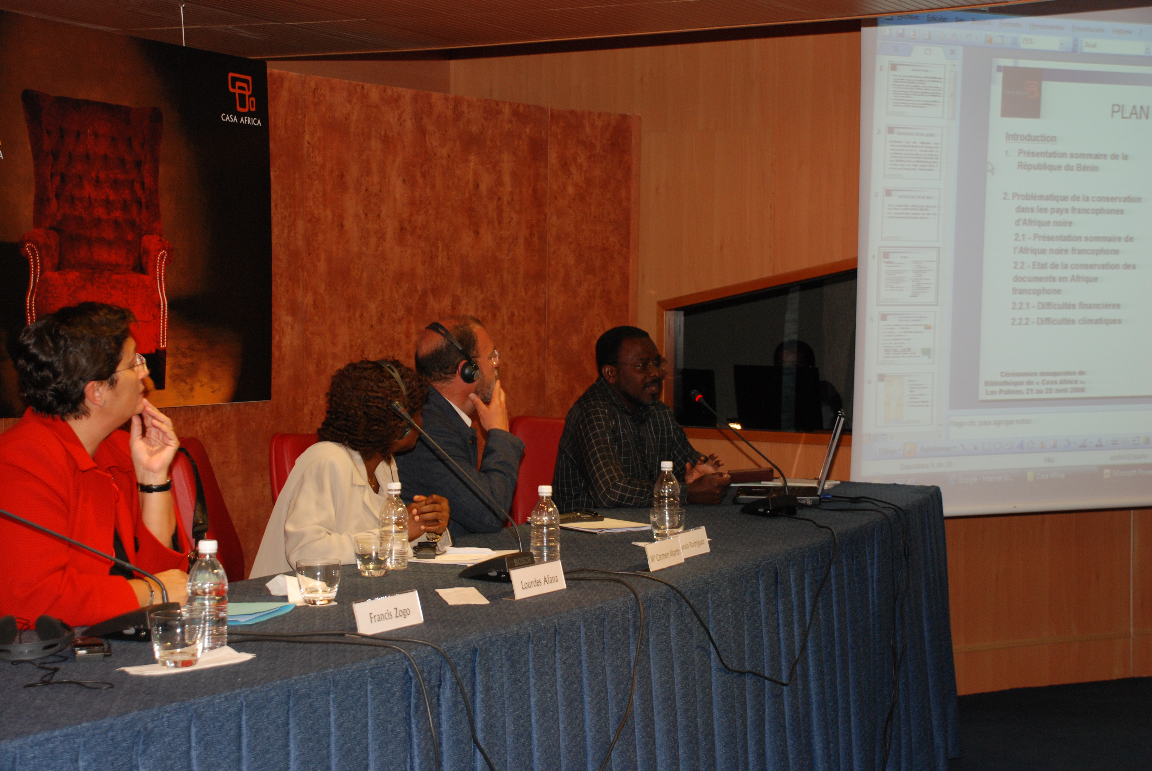 6. Intervención de Francis Zogo, Director de la Biblioteca Nacional de Benín y representante de la IFLA en África