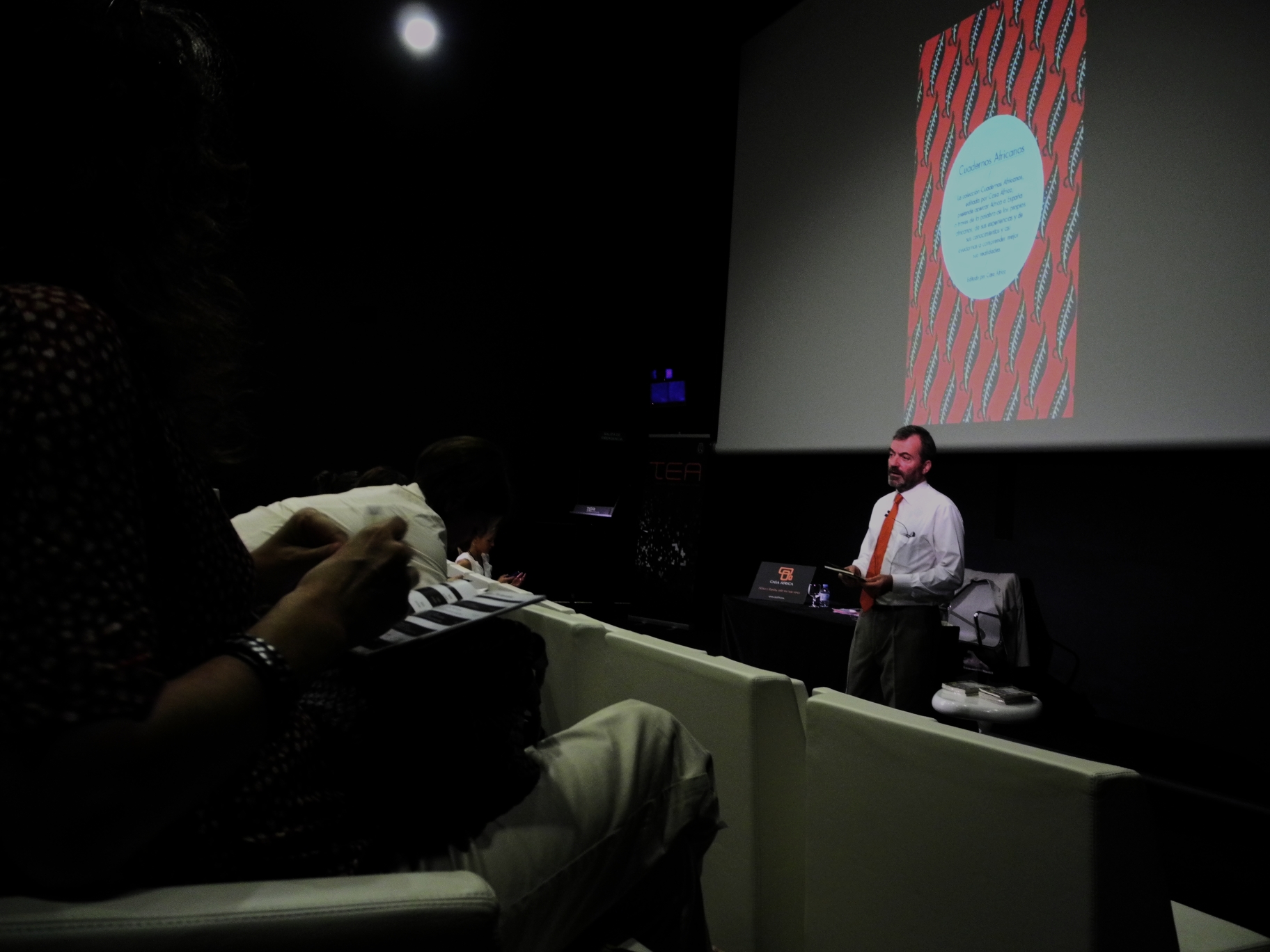 18. Presentación del Cuaderno de Cine de la Colección de Cuadernos sobre África por Ricardo Martínez -Director General de Casa África-