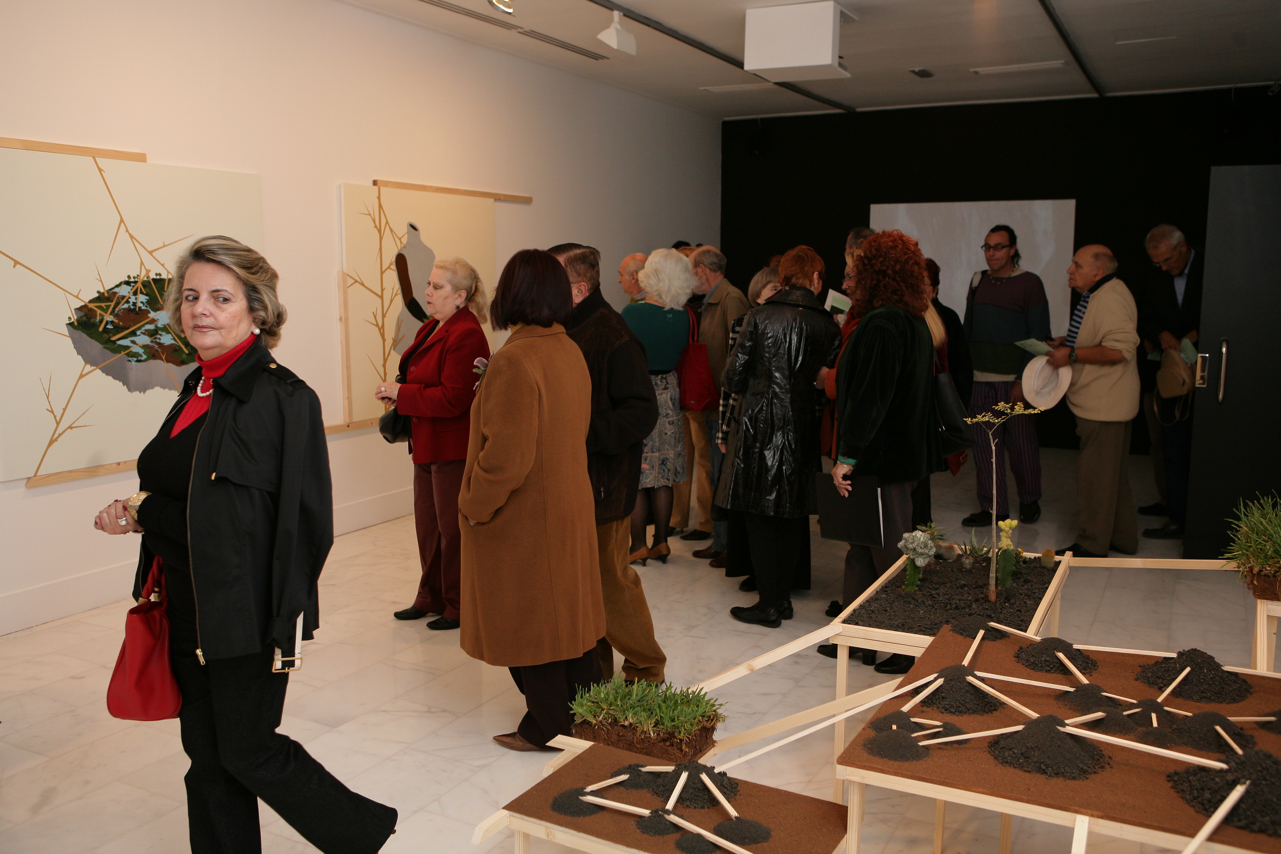 4. Imágenes de la inauguración de Re/Presentaciones. Ellas crean