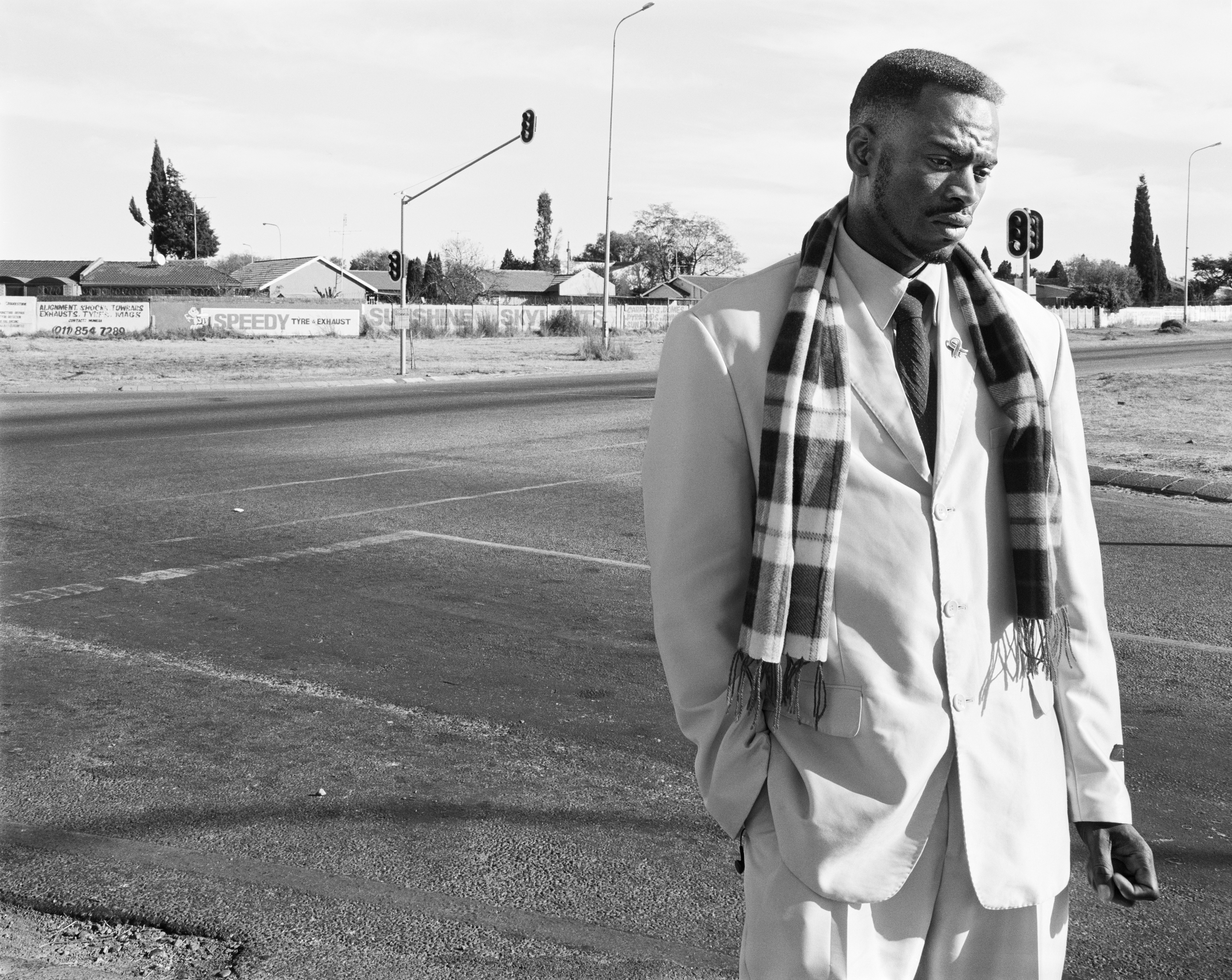 44. Sammy Matsebula where he took part in a cash heist. June 14, 2010 © David Goldblatt -Monografías-