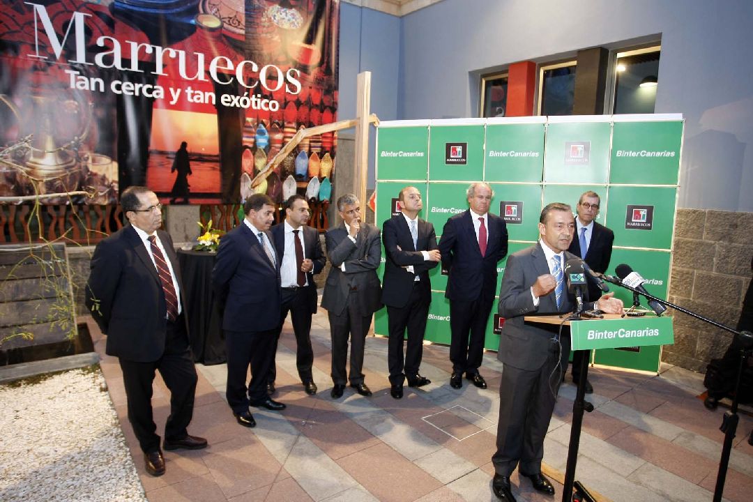 7. Imágenes de la presentación de las nuevas líneas de Binter en Marruecos