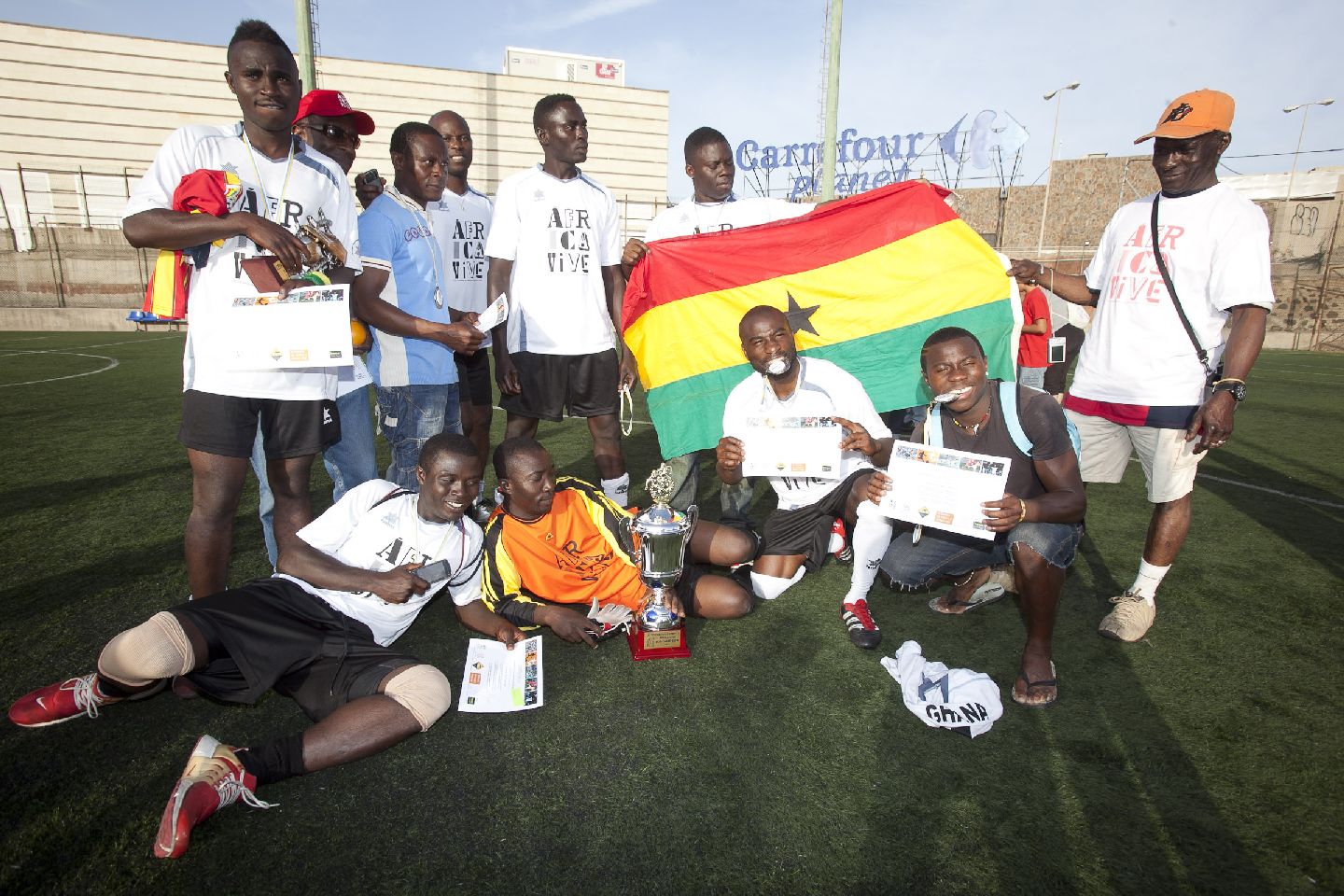 26. Final entre Senegal y Ghana de la Copa África de Fútbol de África Vive