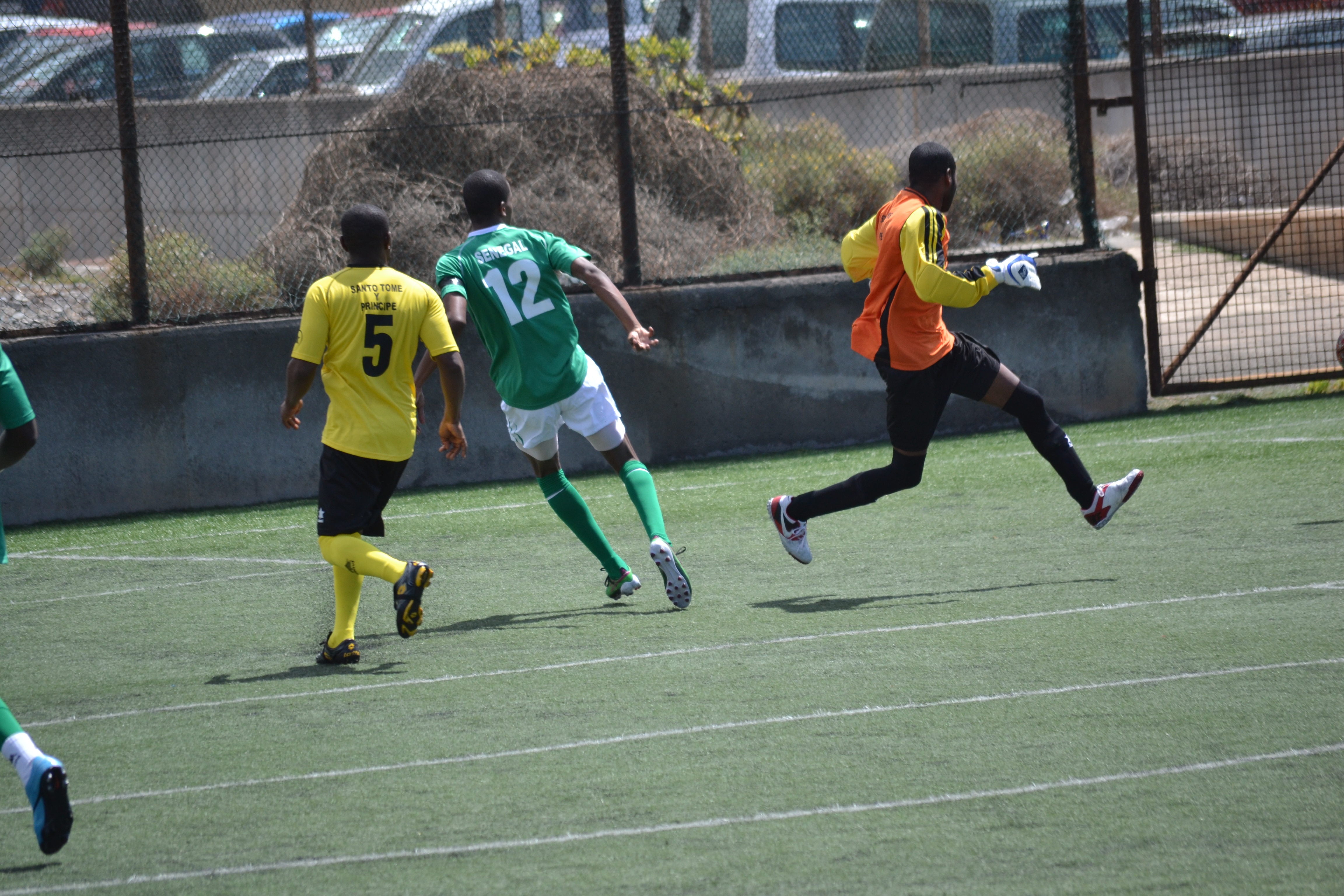 48. Partido entre Senegal y Santo Tomé y Príncipe en la Copa África del Torneo África Vive