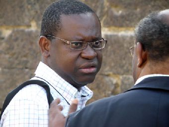 27. Imagen de Landry Wilfrid Miampika (República del Congo) en su participación en el SILA, 2009