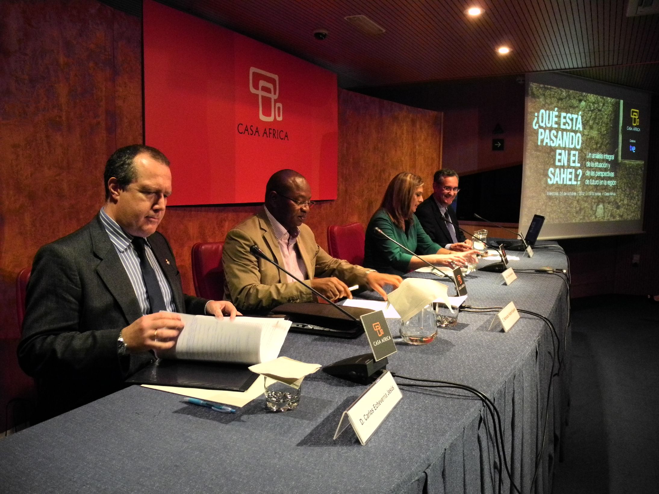1. Mesa de debate ¿Qué está pasando en el Sahel?. Un análisis integral de la situación y de las perspectivas de futuro en la región en Casa África, 2012
