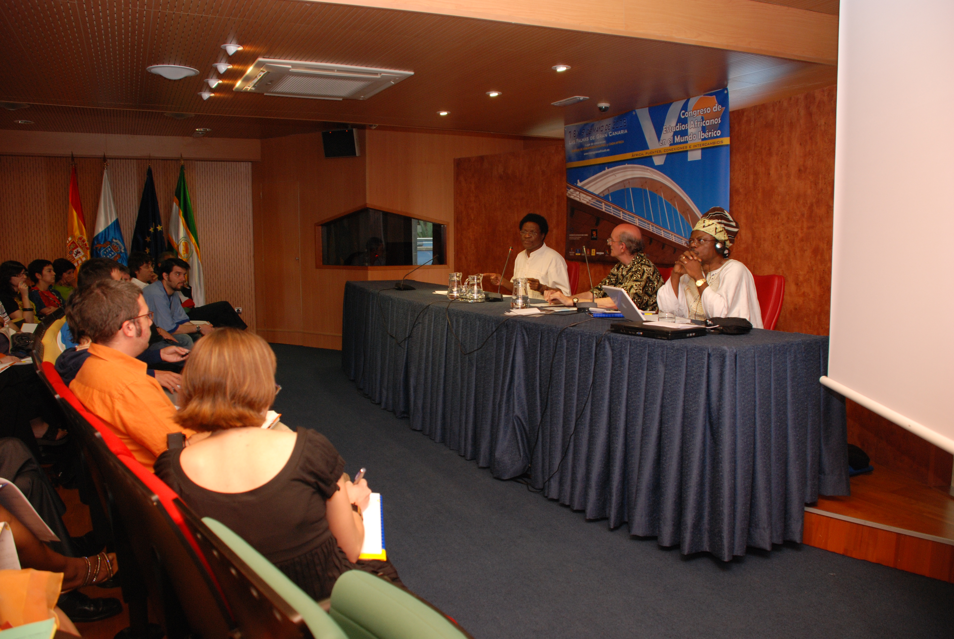 1. Presentación del VI Congreso de Estudios Africanos en el Mundo Ibérico (2008), en Casa África