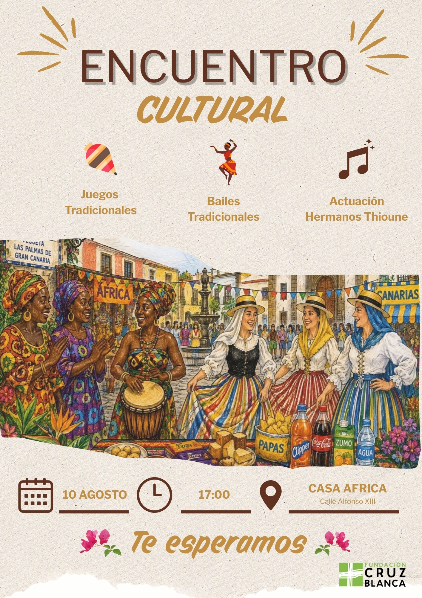 Encuentro cultural promovido por la Funcación Cruz Blanca