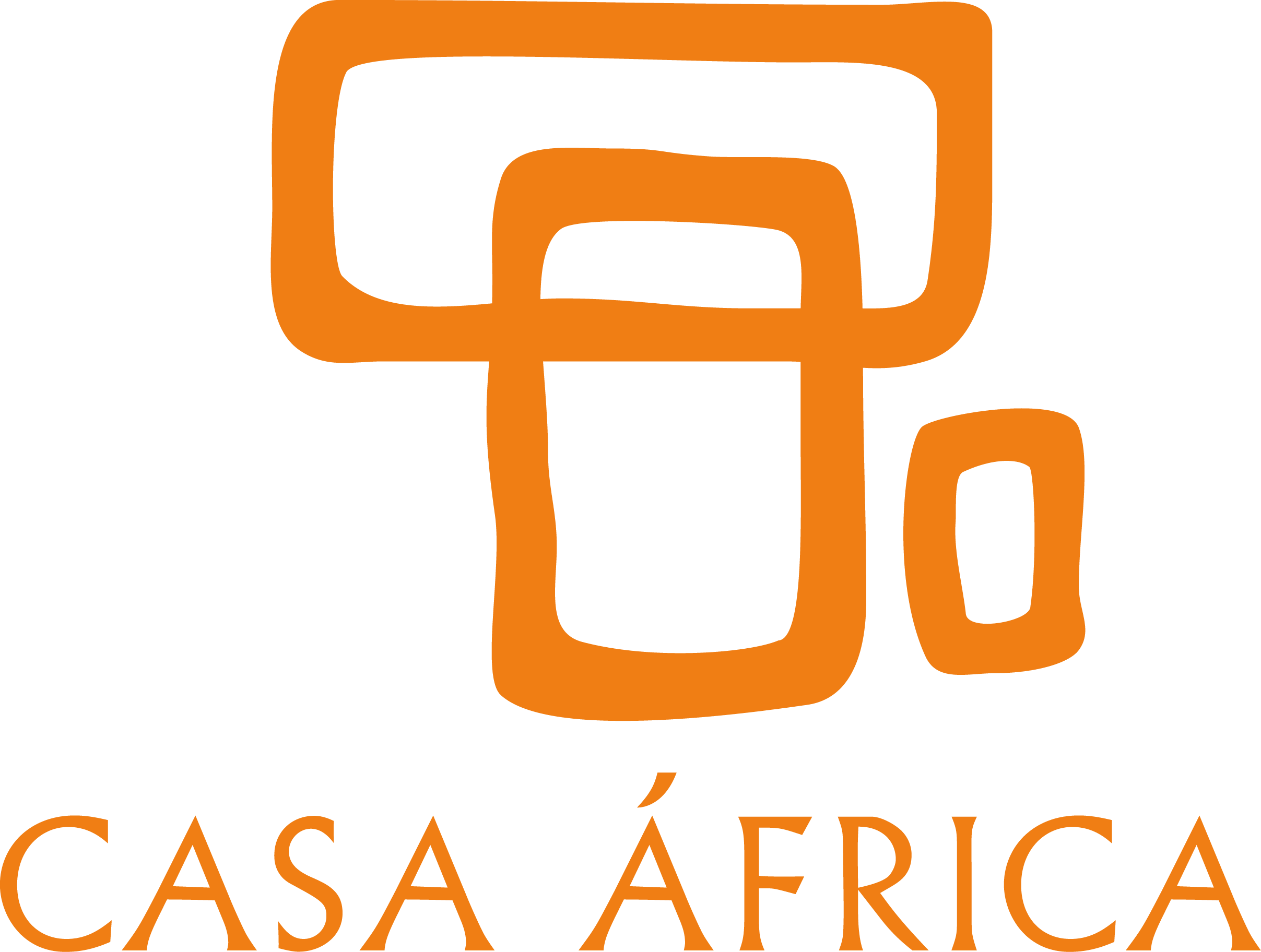 Logo vertical naranja