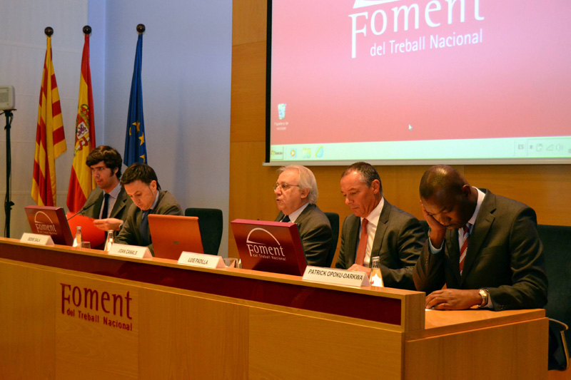 El Banco Africano de Desarrollo muestra las posibilidades de sus licitaciones en la sede de Foment del Treball