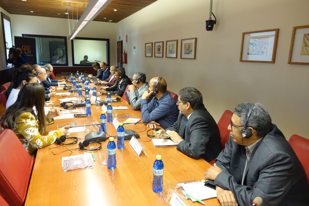 Una delegación de responsables del sector sanitario mauritano se reúne en Casa África