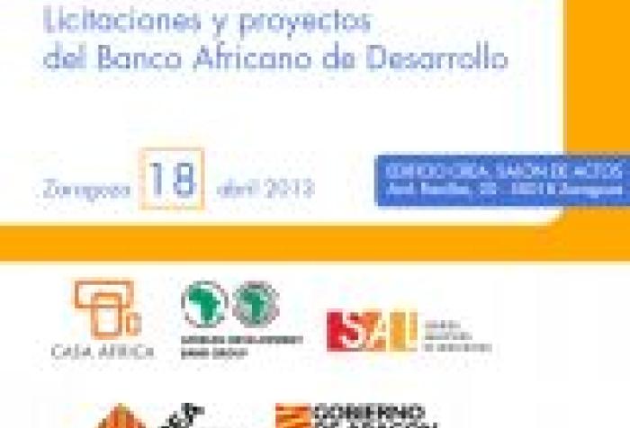 Licitaciones y proyectos del Banco Africano de Desarrollo. Zaragoza 2013