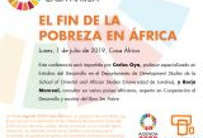 Foros #Agenda2030: La lucha contra la pobreza. ODS en África