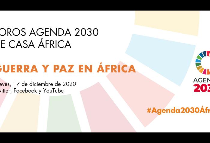 Webinar #Agenda2030: Guerra y paz en África