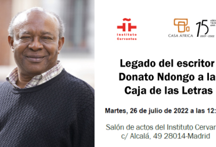 Coloquio/homenaje a Donato Ndongo y entrega de legado a la Caja de las Letras
