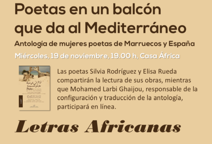 Presentación del libro: Poetas en un balcón que da al Mediterráneo